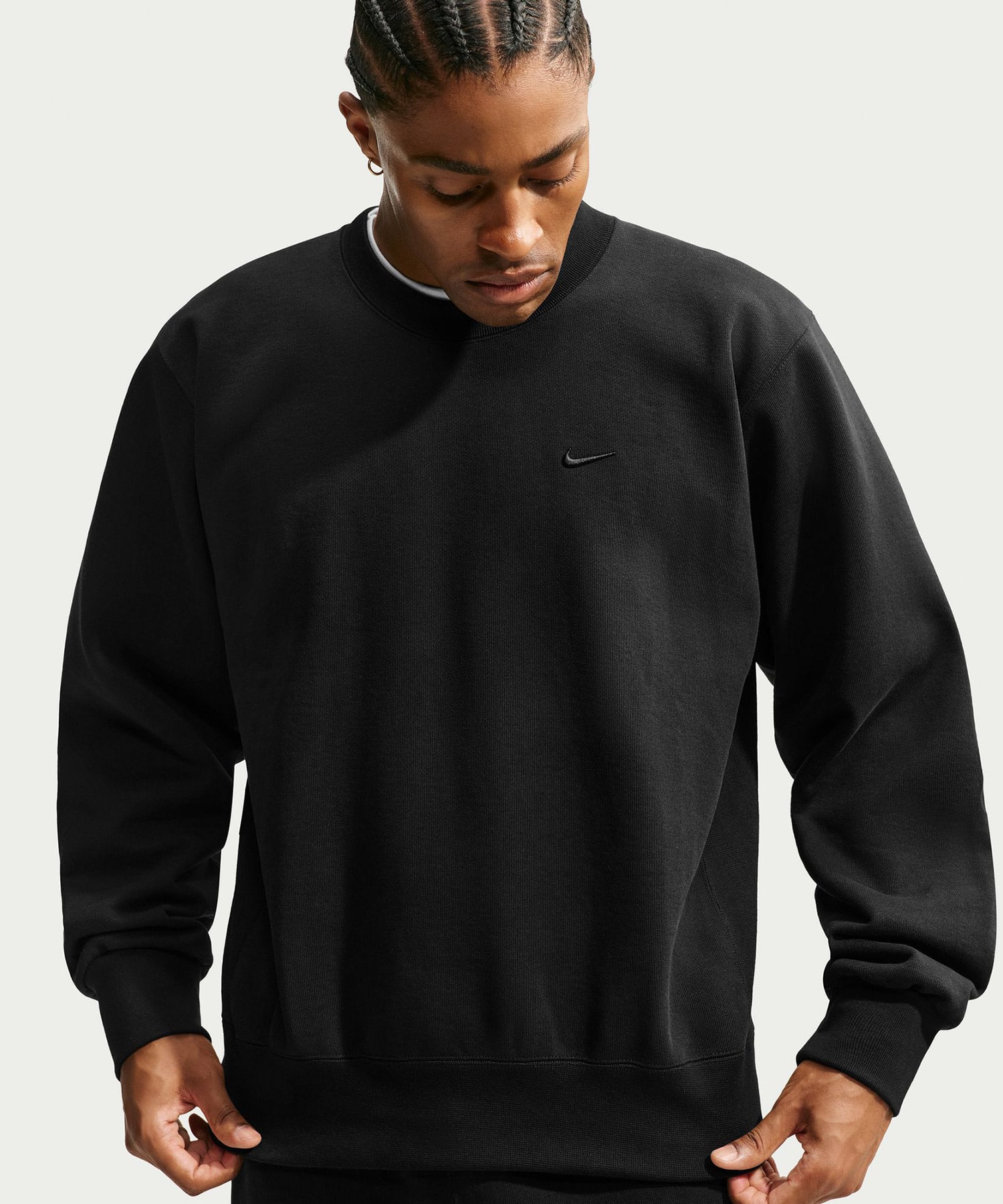 NIKE M NRG NK 560 FLEECE CREW BLACKの画像