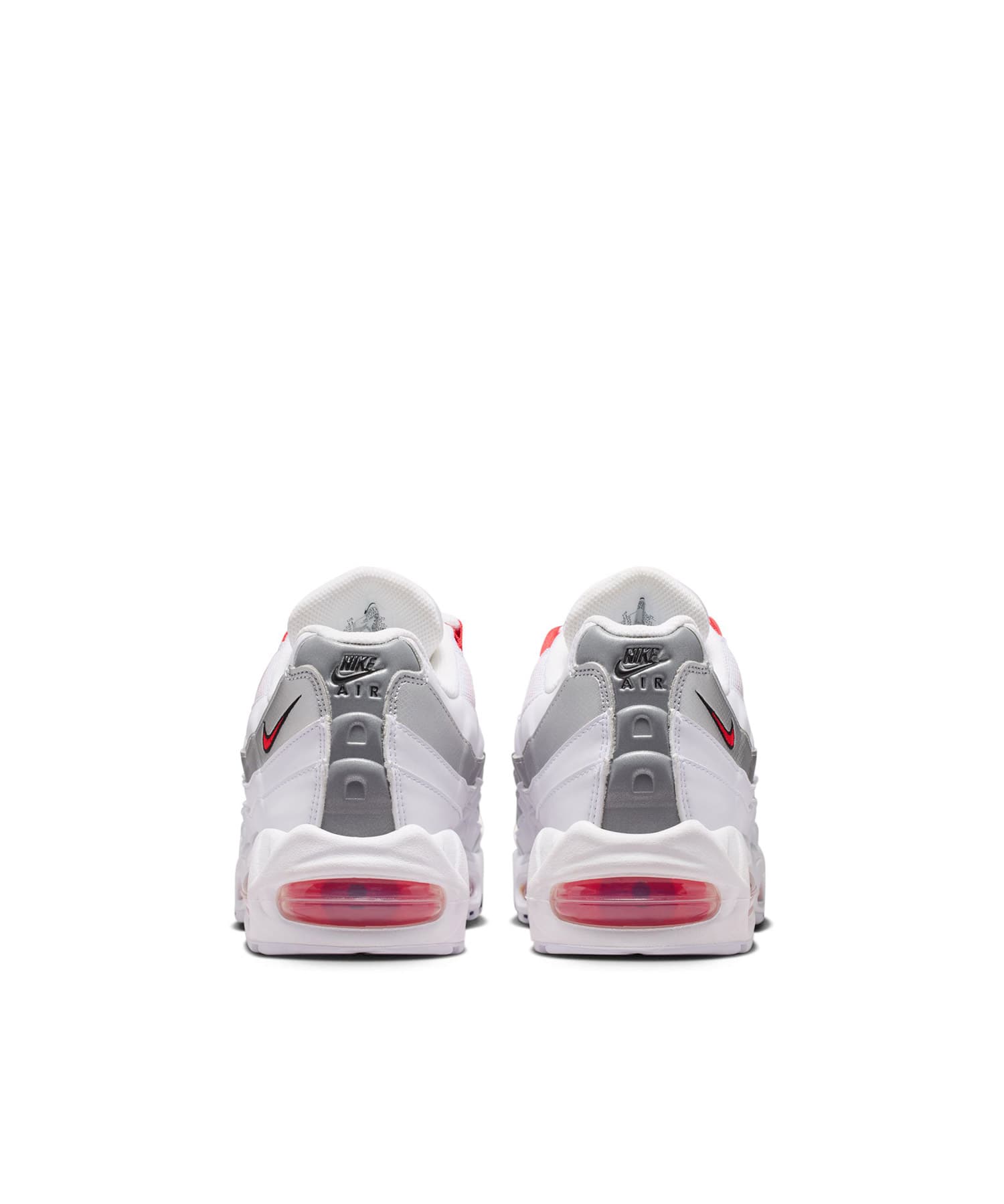 NIKE AIR MAX 95 BIG BUBBLE WHITE/SPEED RED-METALLIC SILVER-OBSIDIANの画像