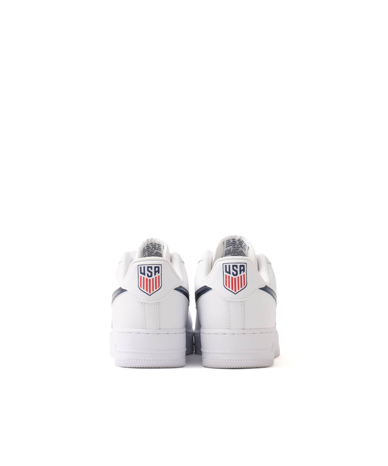 NIKE AIR FORCE 1 '07 LV8 WHITE/MIDNIGHT NAVY-UNIVERSITY REDの画像