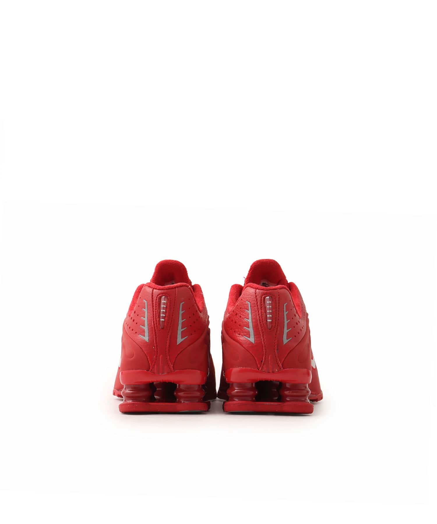 NIKE SHOX R4 GYM RED/METALLIC SILVERの画像