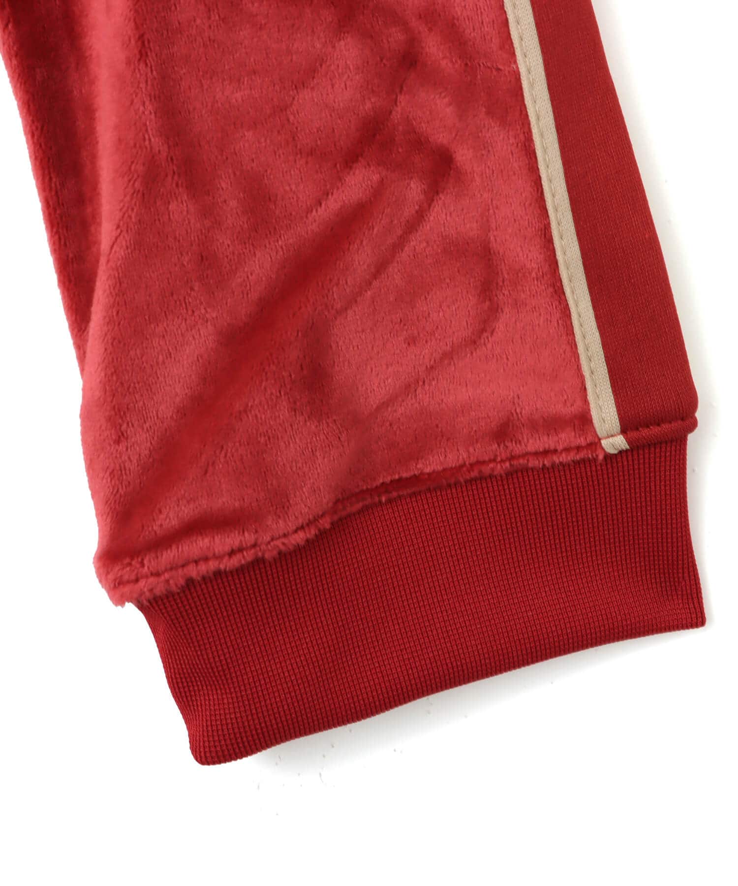 NIKE W NSW TRND VLR FZ HD LS TOP REDの画像