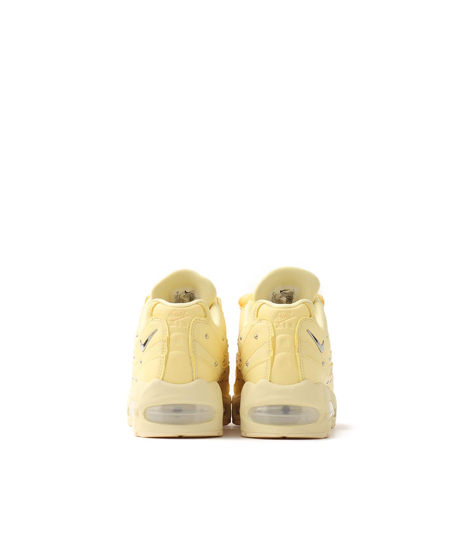 NIKE W AIR MAX 95 BIG BUBBLE SOFT YELLOW/METALLIC SILVER-ALABASTERの画像