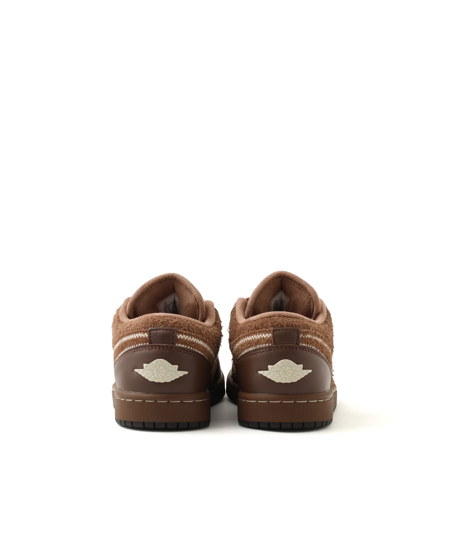 JORDAN BRAND WMNS AIR JORDAN 1 LOW SE CACAO WOW/PEARL WHITE-RUST PINK-VELVET BROWNの画像