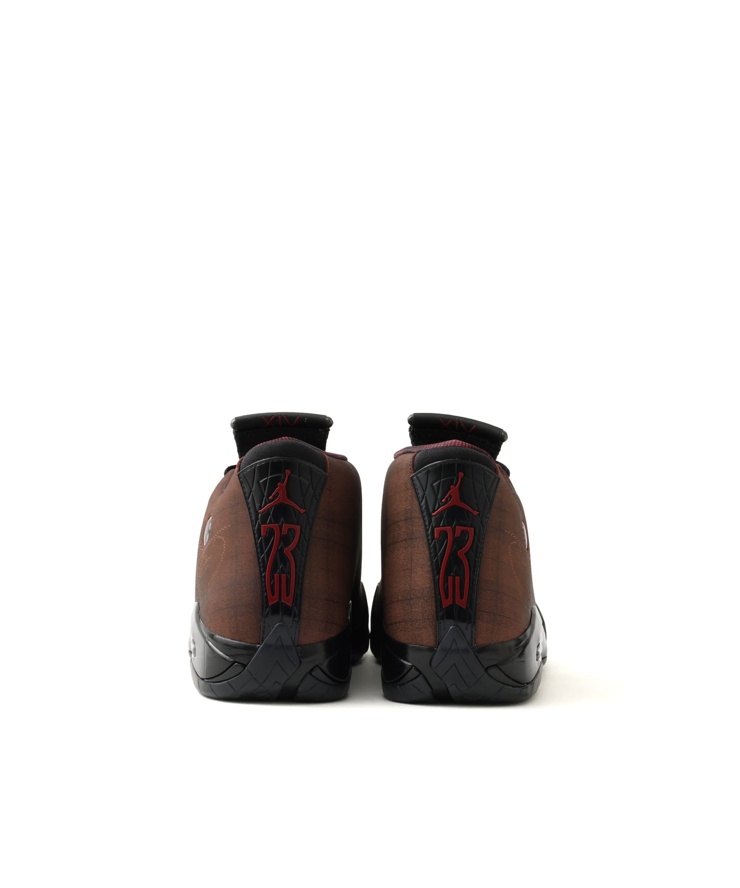 JORDAN BRAND AIR JORDAN 14 RETRO SP MWLA BLACK/BURNT REDの画像