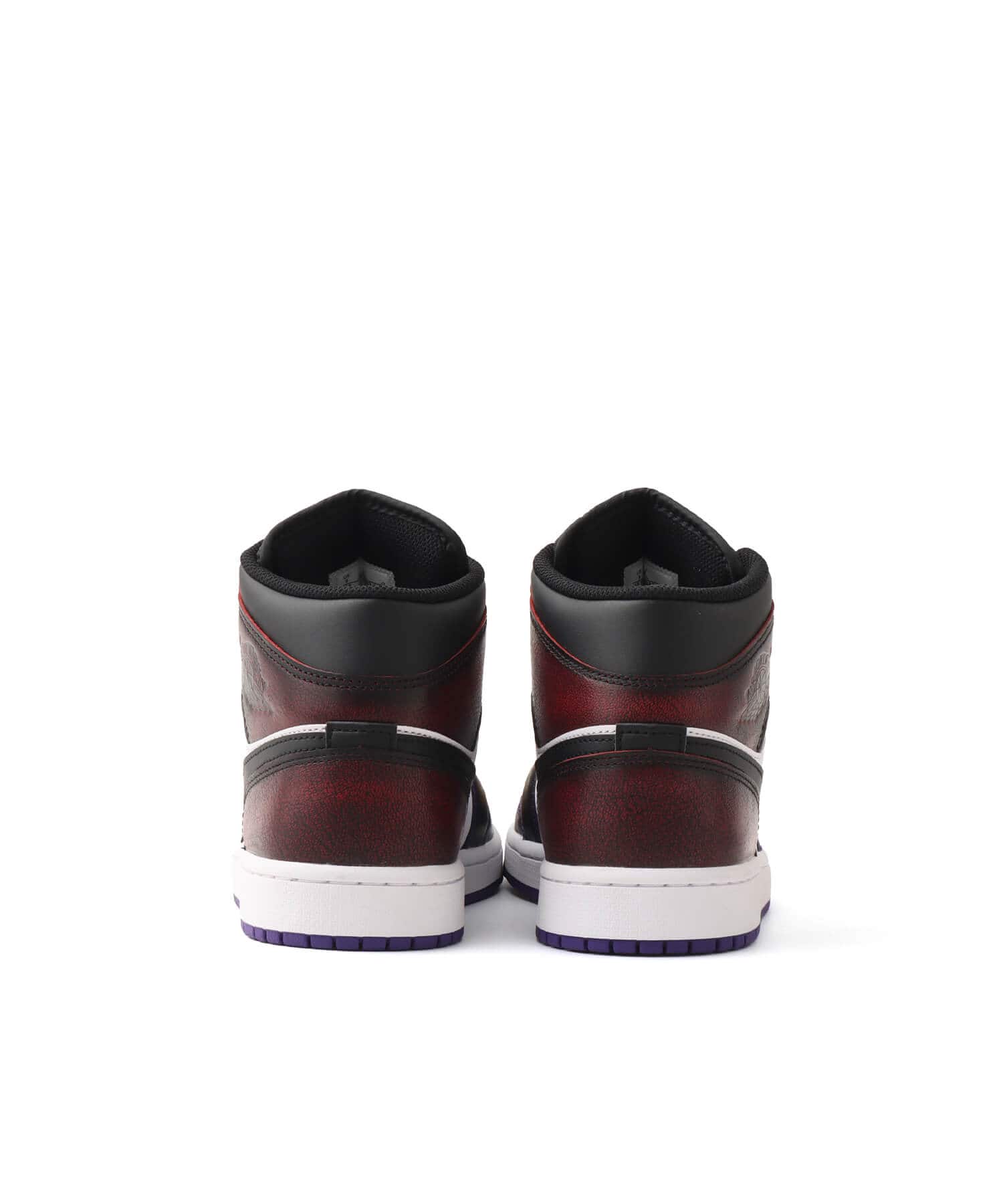 JORDAN BRAND AIR JORDAN 1 MID SE TRUE RED/BLACK-WHITE-COURT PURPLEの画像