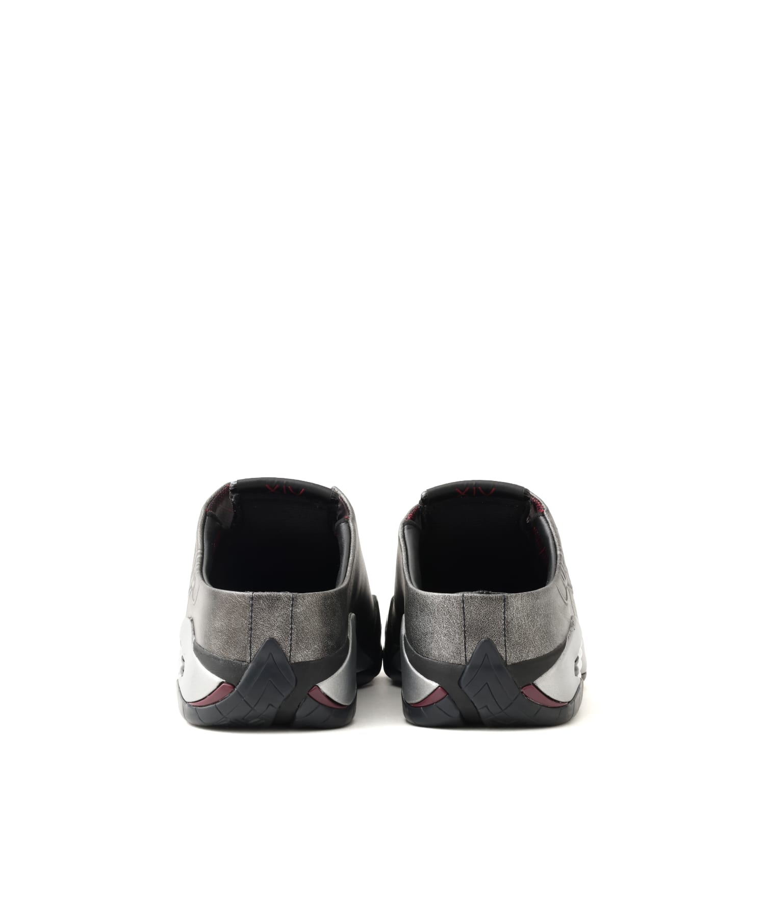 JORDAN BRAND AIR JORDAN 14 RTR MULE MWLA SP BLACK/MTLC SILVER-BURNT REDの画像