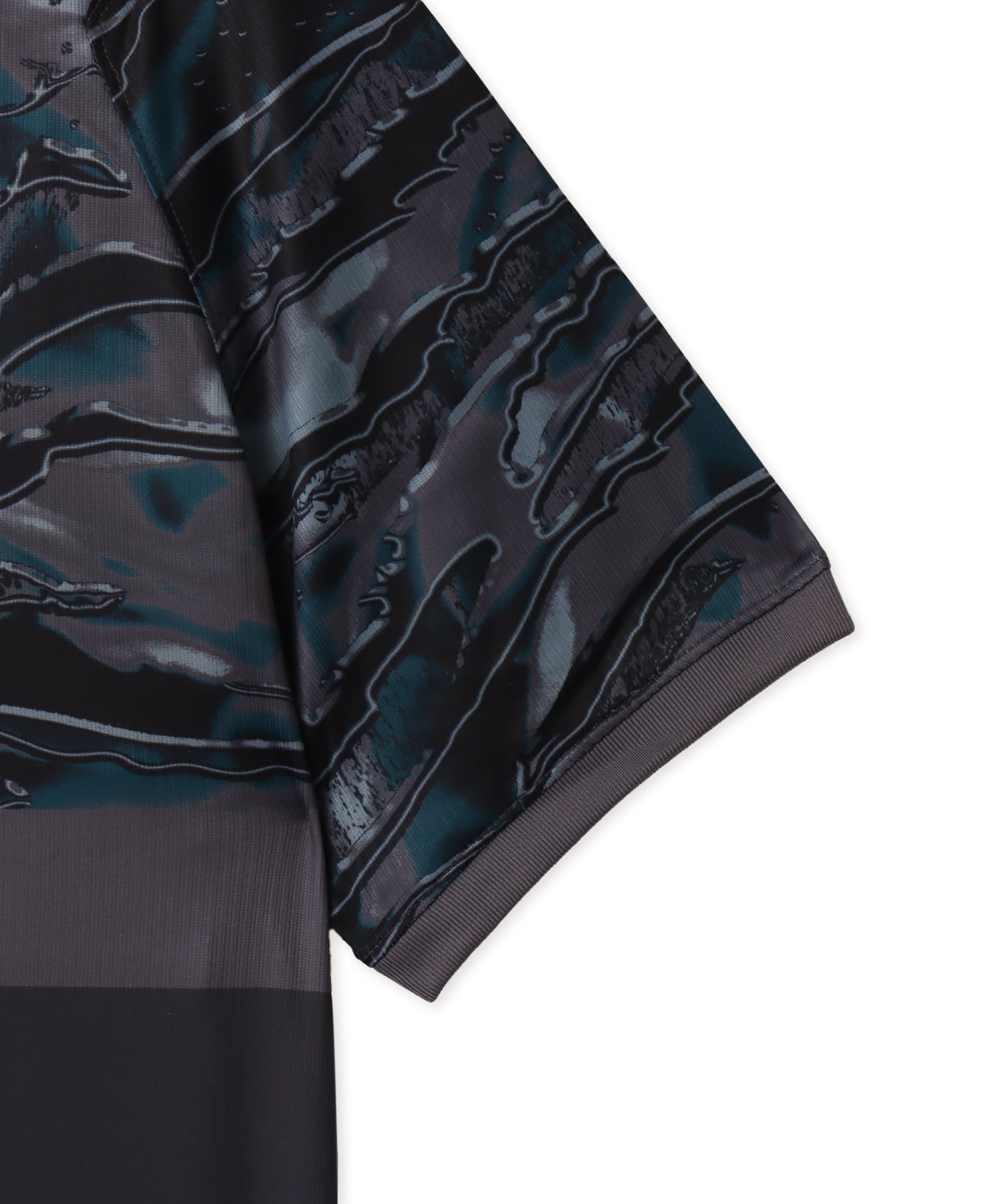 NIKE KOR M NK Dri-FIT Jersey SS Stadium Goalkeeper BLACK/MEDIUM ASH/(WHITE) (GK no sponsor)の画像