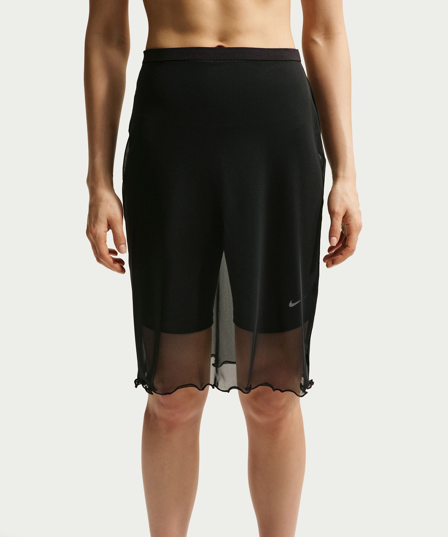 NIKE AS W NSW SHEER SKIRT BLACK/(SAIL)の画像