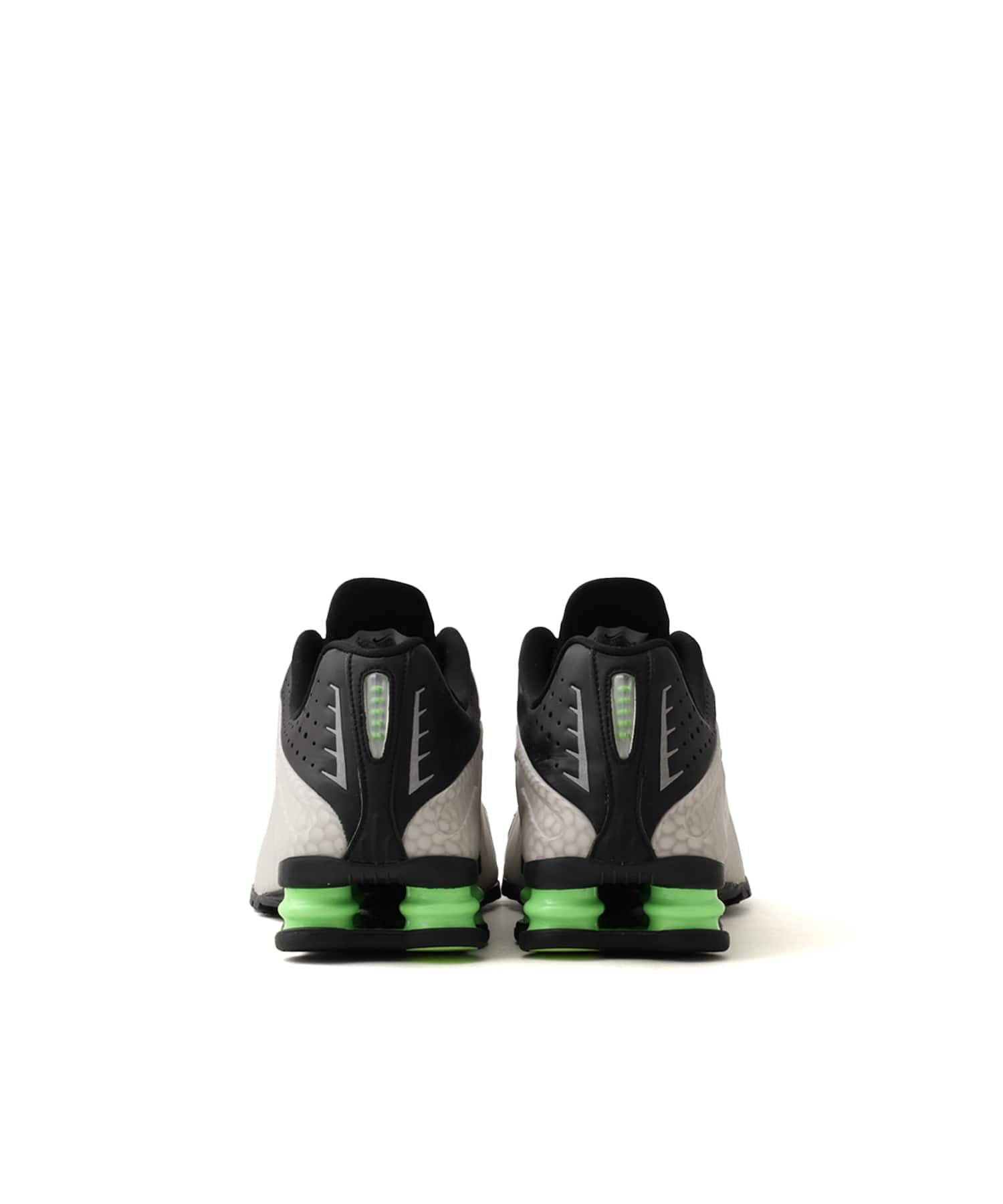 NIKE SHOX R4 SP GREY HAZE/LIME GLOW-BLACK-MTLC SILVERの画像