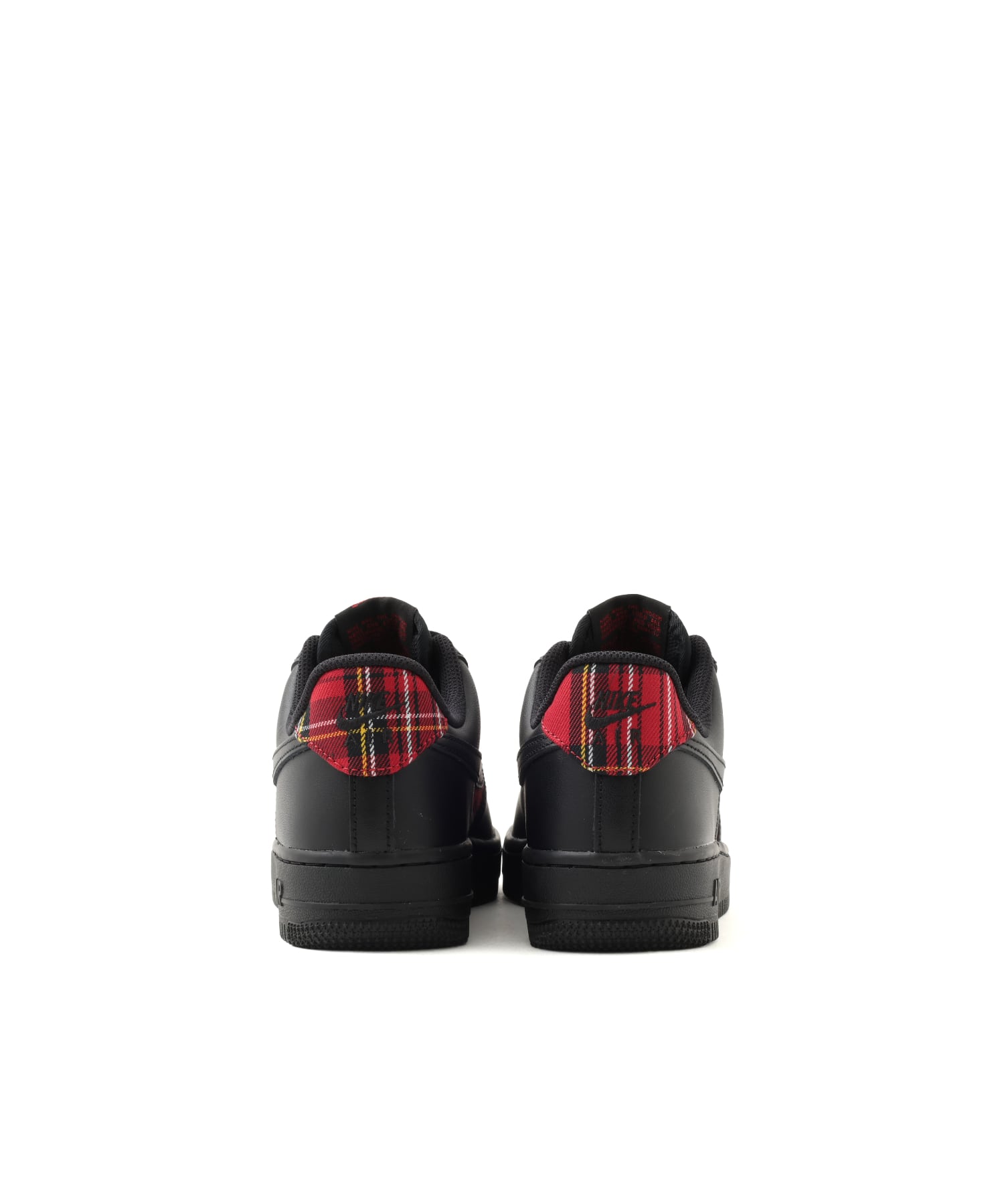 NIKE W AIR FORCE 1 '07 BLACK/BLACK-TOUGH RED-WHITE-YELLOW OCHRE-MULTI-COLORの画像