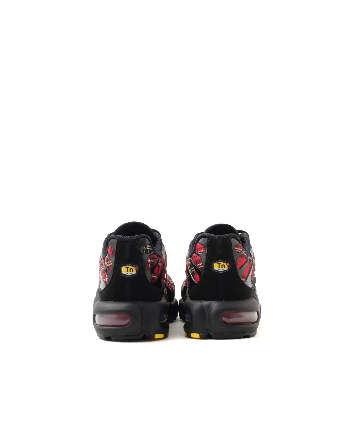 NIKE WMNS AIR MAX PLUS TOUGH RED/BLACK-WHITE-YELLOW OCHREの画像