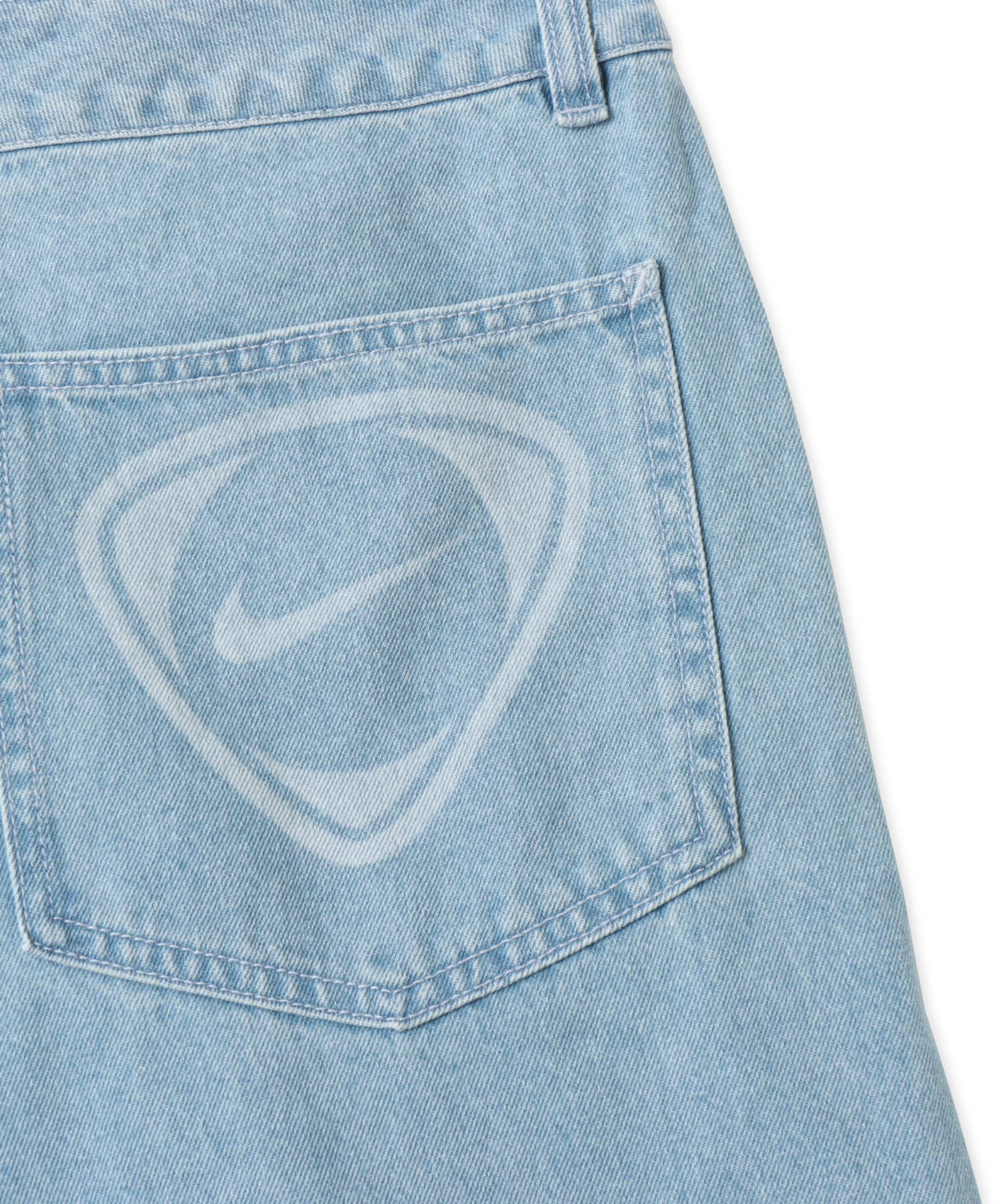 NIKE AS M NK DENIM SHORT FTBL KOR A ASHEN SLATEの画像