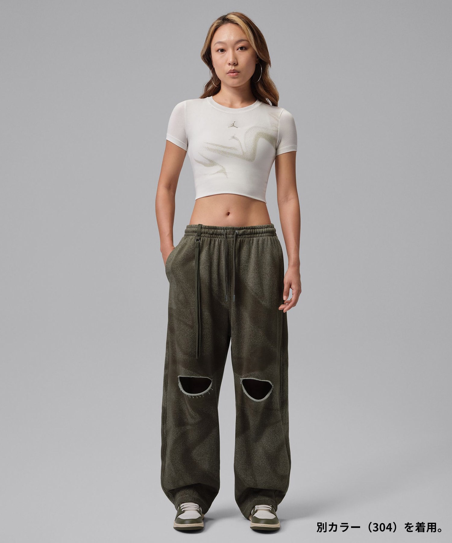 JORDAN BRAND AS W J FLC BAGGY PNT WJDN APLA SAIL/LT OREWOOD BRNの画像