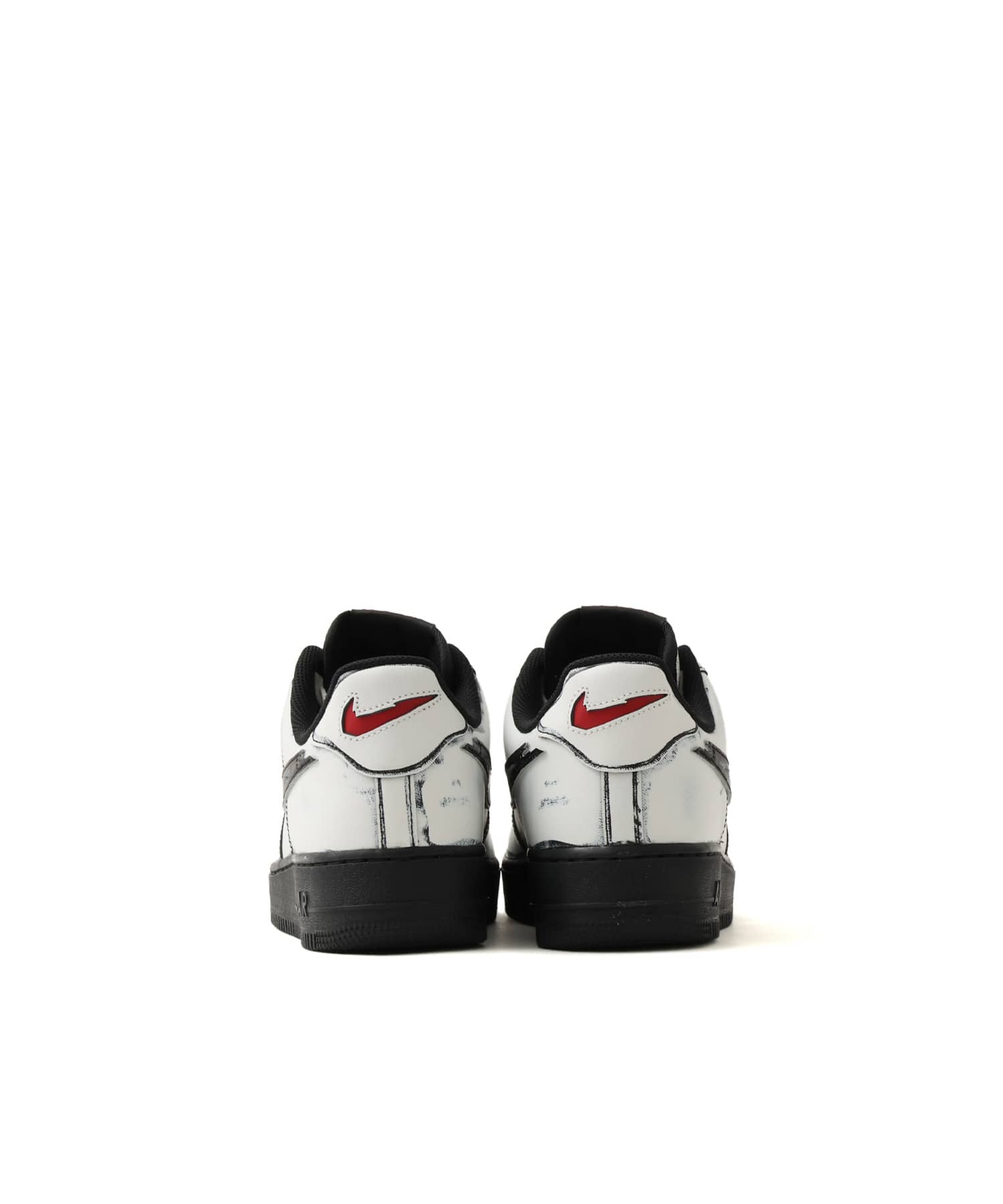 NIKE AIR FORCE 1 SUMMIT WHITE/MTLC SILVER-BLACK-GYM RED-MTLC COOL GREYの画像