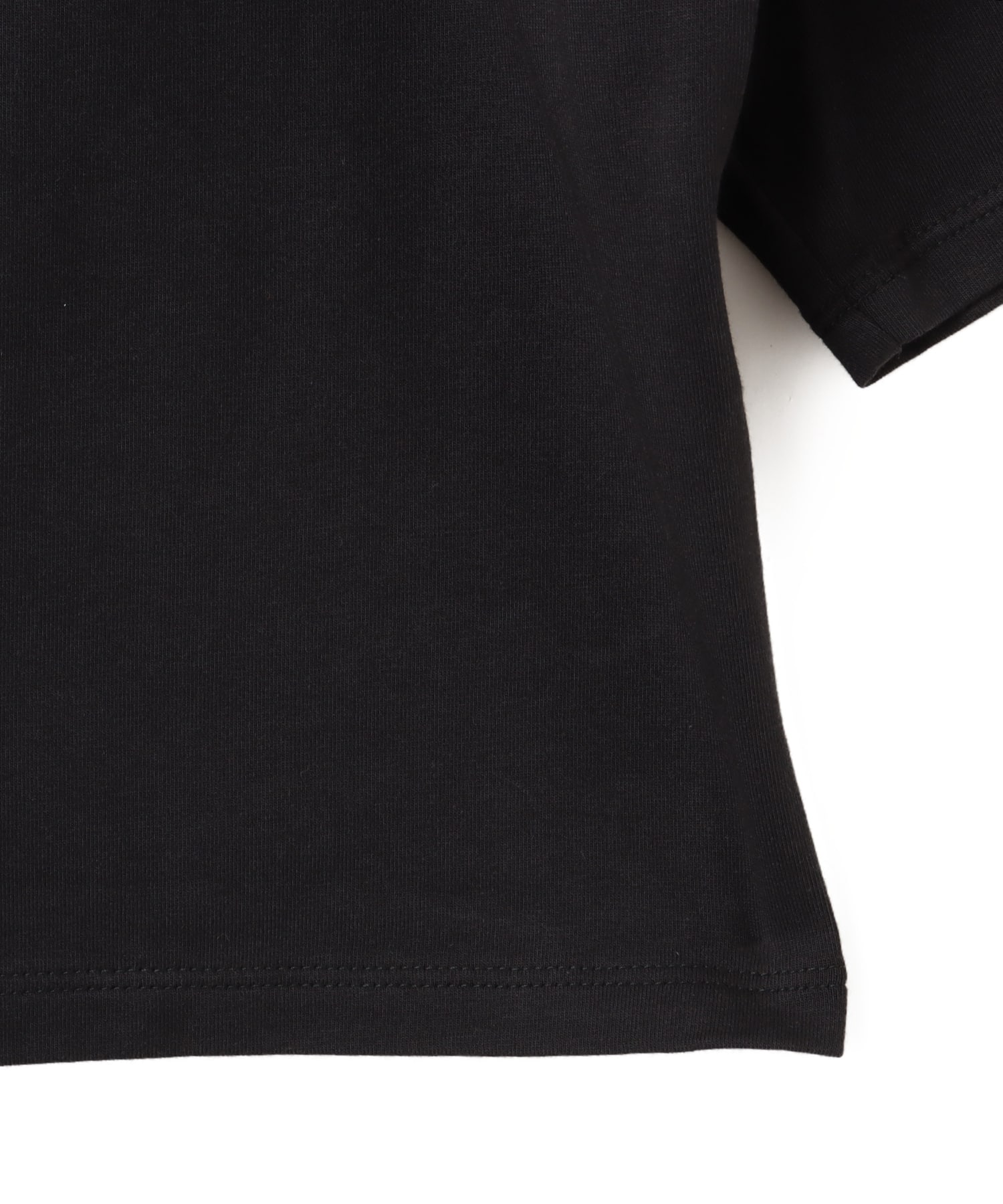 adidas CUT-OUT TEE ブラック/ホワイトの画像
