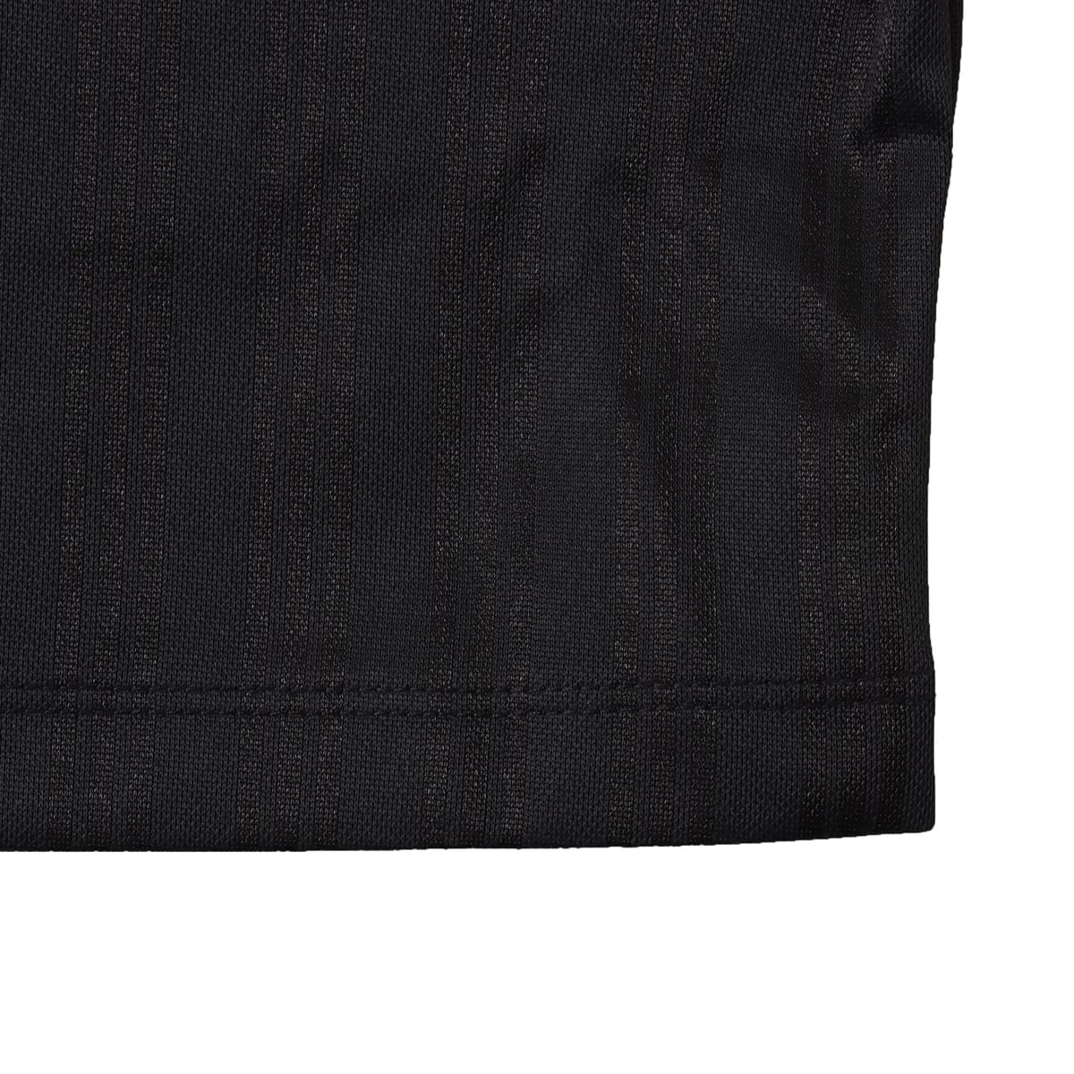 adidas ADICOLOR FOOTBALL JACQUARD V-NECK CROP POLO ブラックの画像