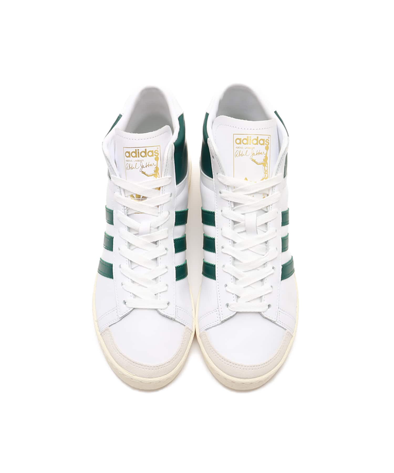 adidas JABBAR HI FOOT WEAR WHITE/COLLEGE GREEN/OFF WHITEの画像