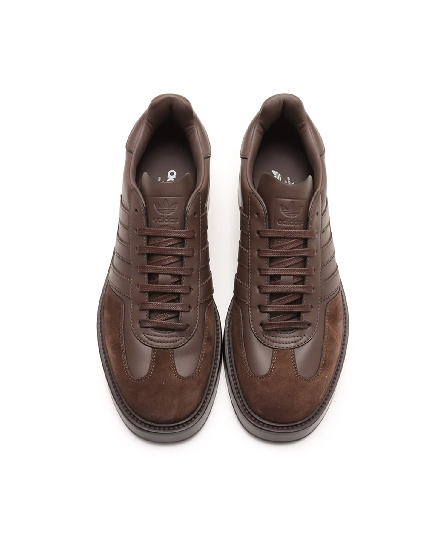 adidas GAZELLE INDOOR MADE IN ITALY BROWN/BROWN/DARK BROWNの画像