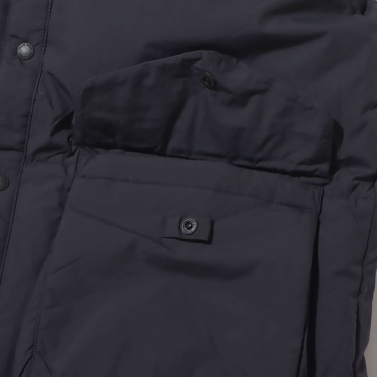 snow peak Recycled Nylon Ripstop Down Vest Black 22FA-Iの画像