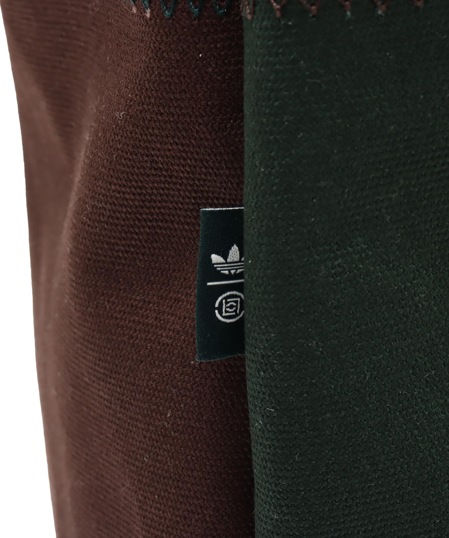 adidas CLOT TOTE BAG BY EDISON CHEN グリーンナイト/ダークブラウンの画像