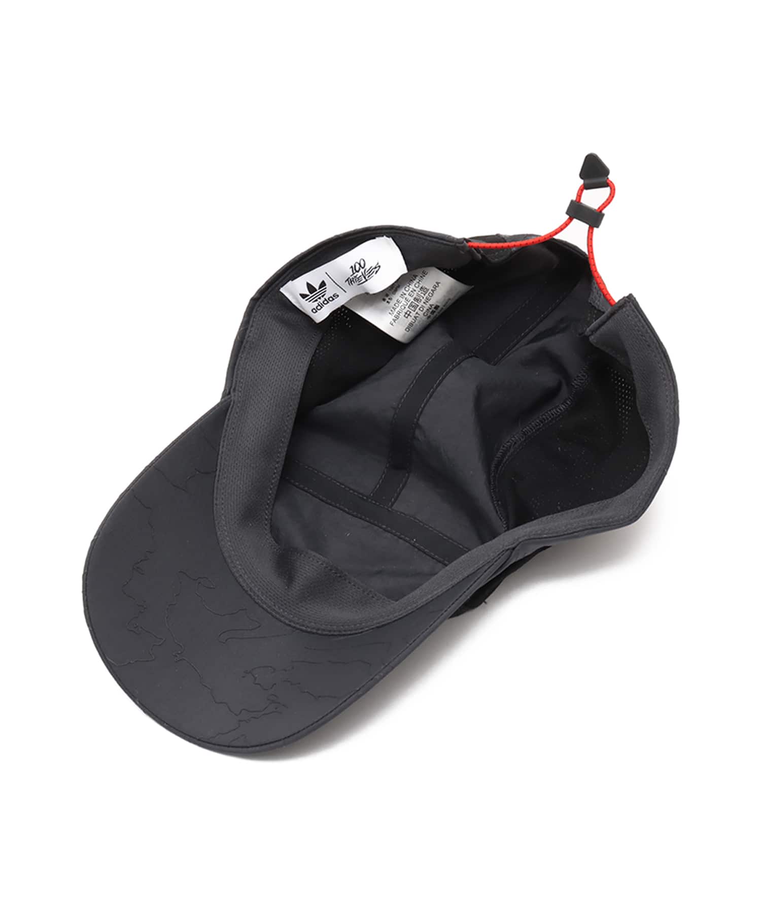adidas 100 THIEVES CAP カーボンの画像