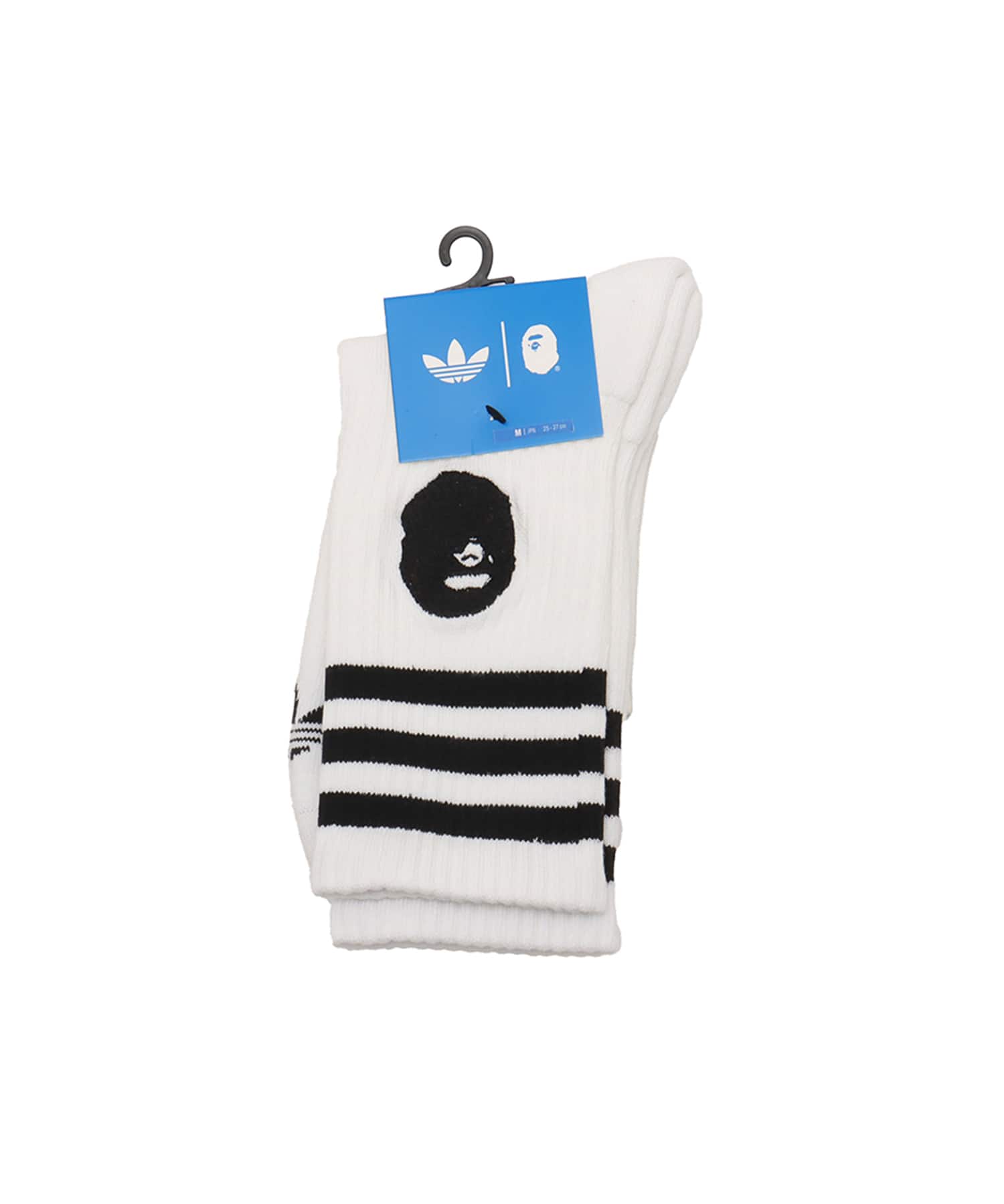 adidas BAPE SOCKS ホワイト/ブラック（アディダス ベイプ