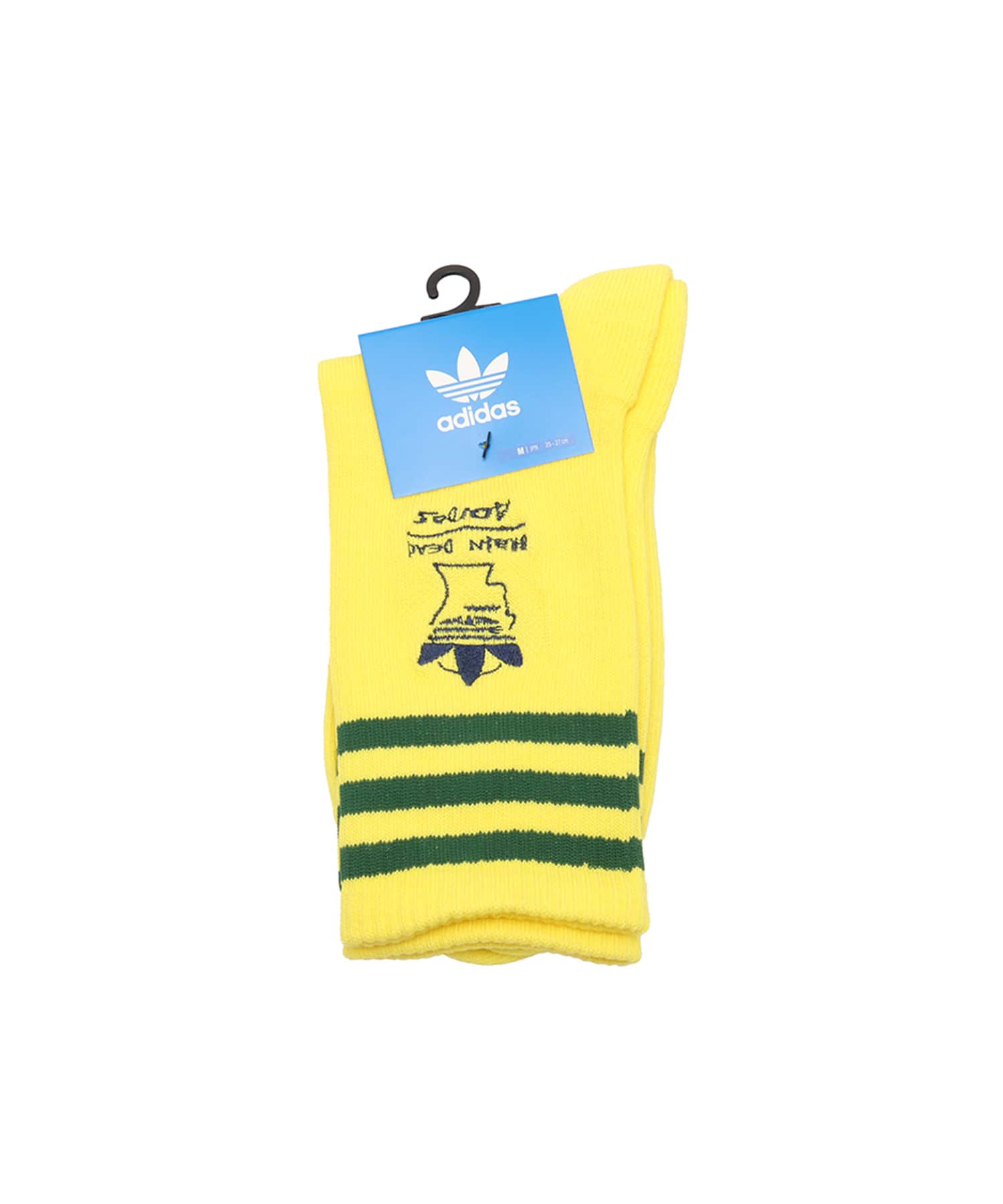 adidas BRAIN DEAD SOCK ブライトイエロー/アマゾングリーン adidas BRAIN DEAD SOCK ブライトイエロー/アマゾングリーン