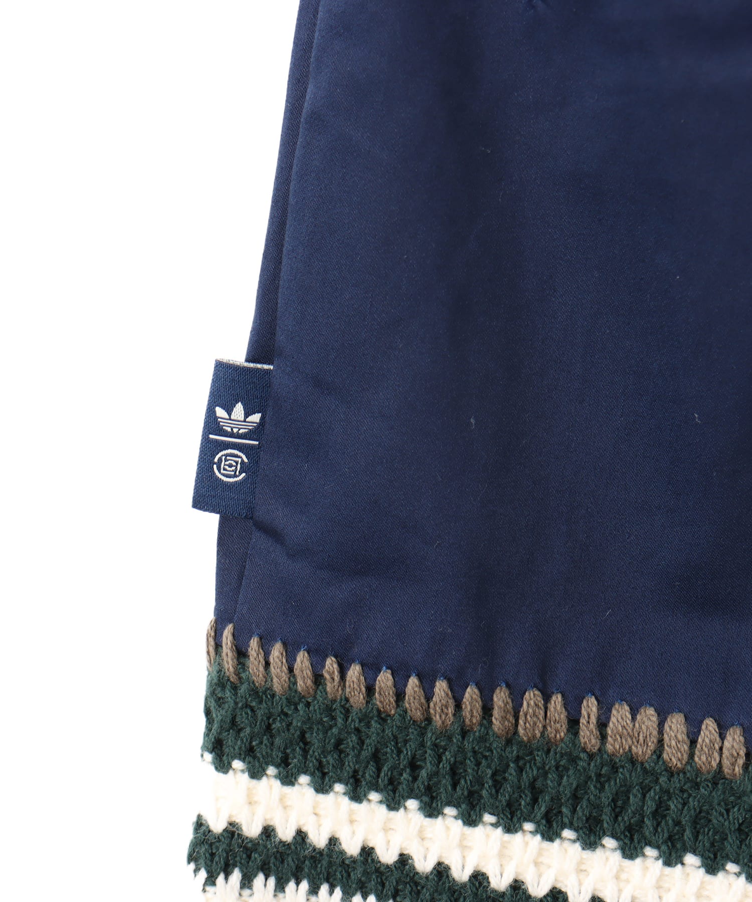 adidas CLOT CROCHET SHORTS BY EDISON CHEN ナイトインディゴの画像