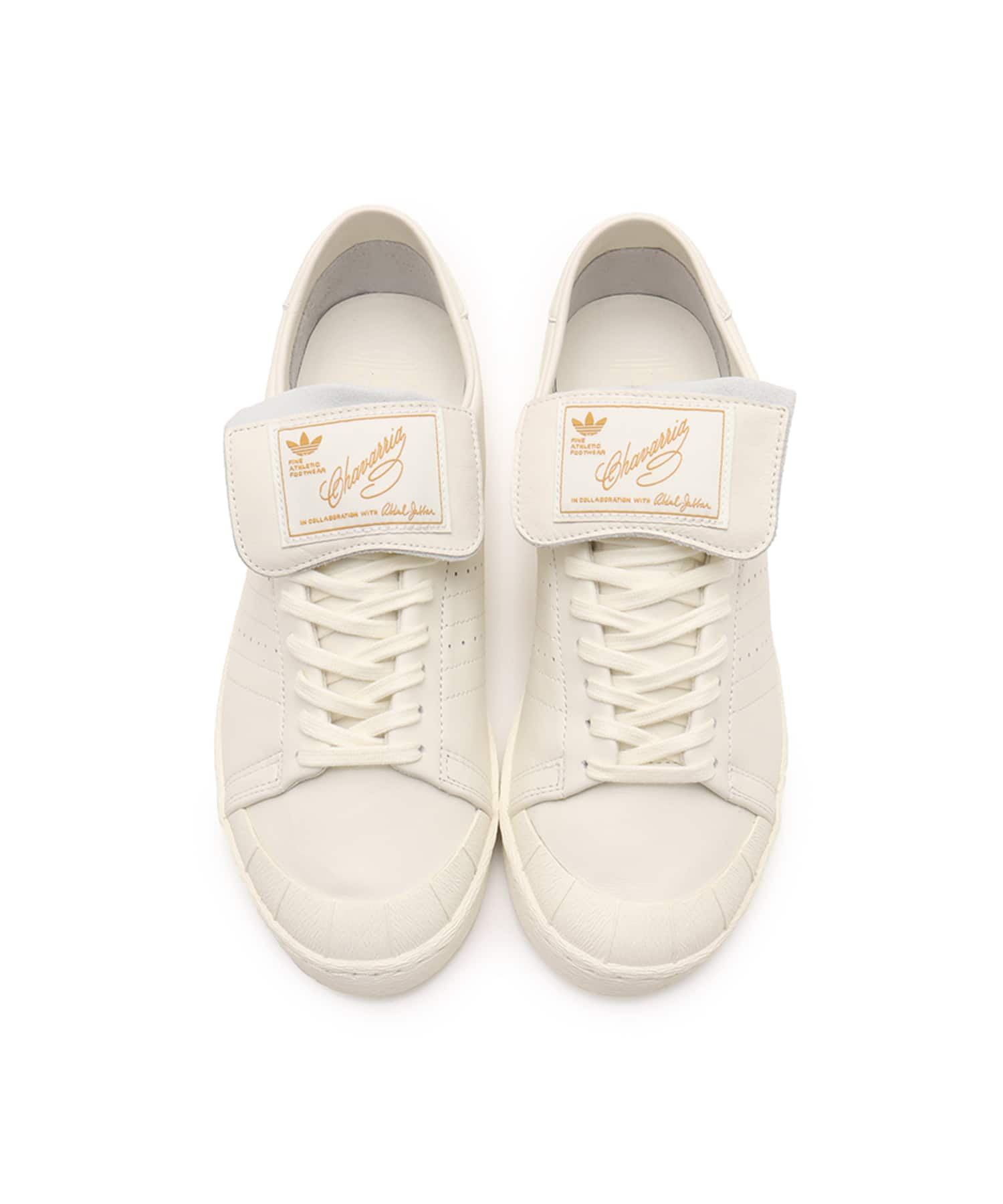 adidas CHAVARRIA JABBAR LOW OWHITE/OWHITE/GOLDMTの画像