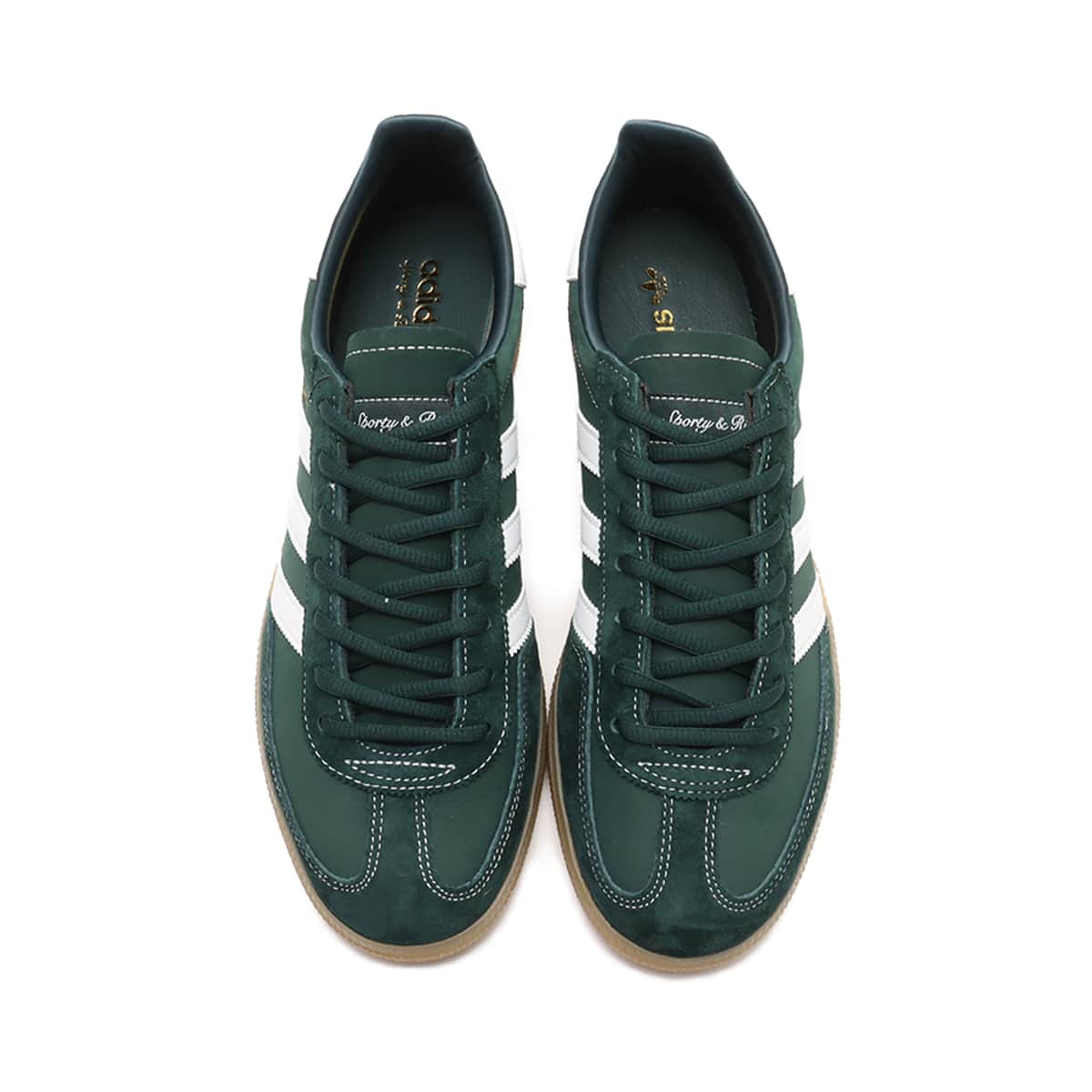adidas HANDBALL SPEZIAL SPORTY & RICH DARK GREEN/FOOT WEAR WHITE/GUMの画像