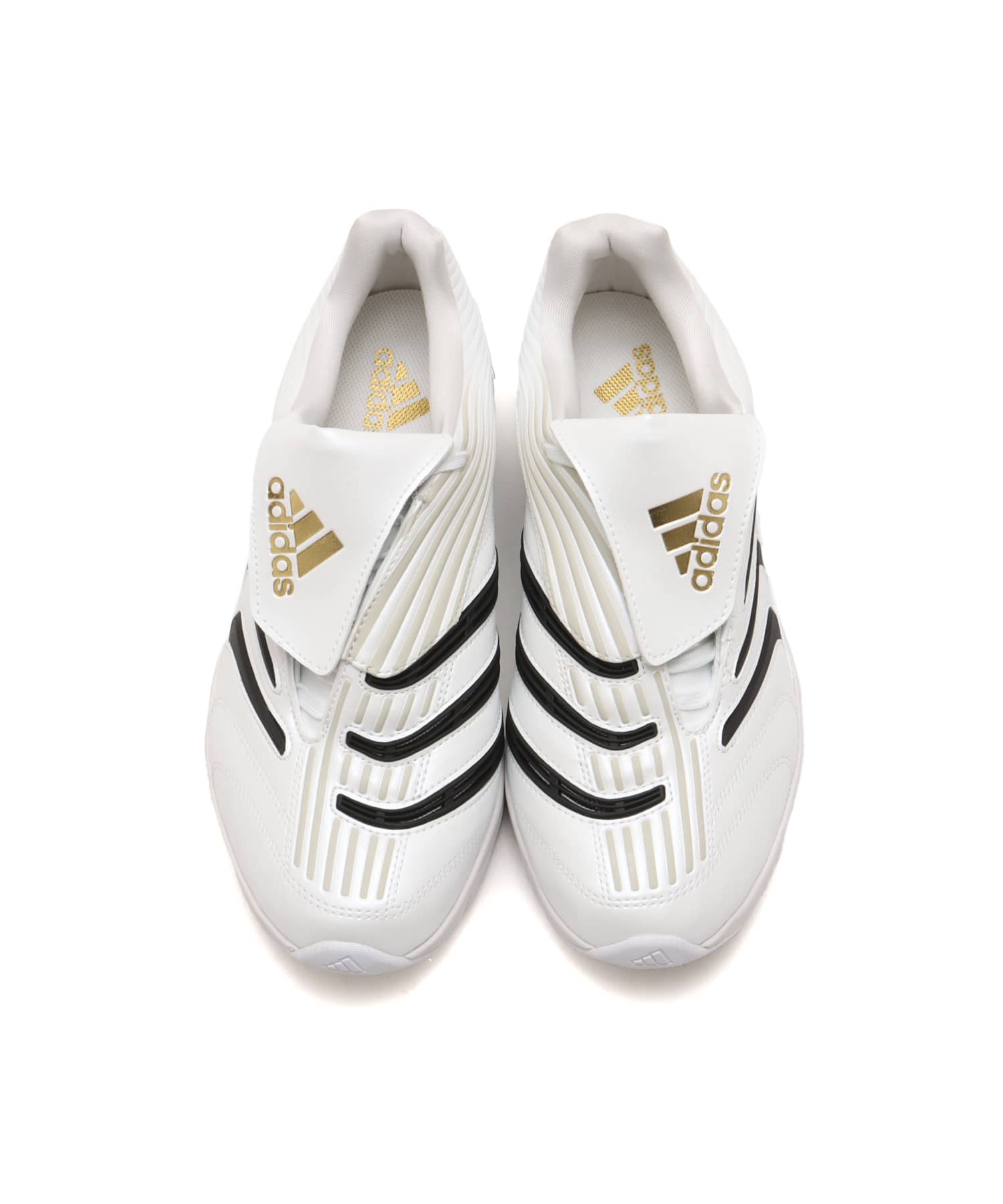 adidas PREDATOR MEGARIDE FOOT WEAR WHITE/CORE BLACK/GOLD METALLICの画像