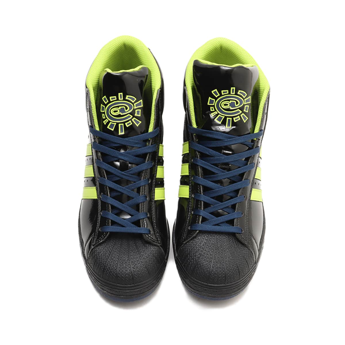 adidas PRO MODEL X ALWAYS CORE BLACK/SEMI SOLAR SLIME/COLLEGE NAVYの画像