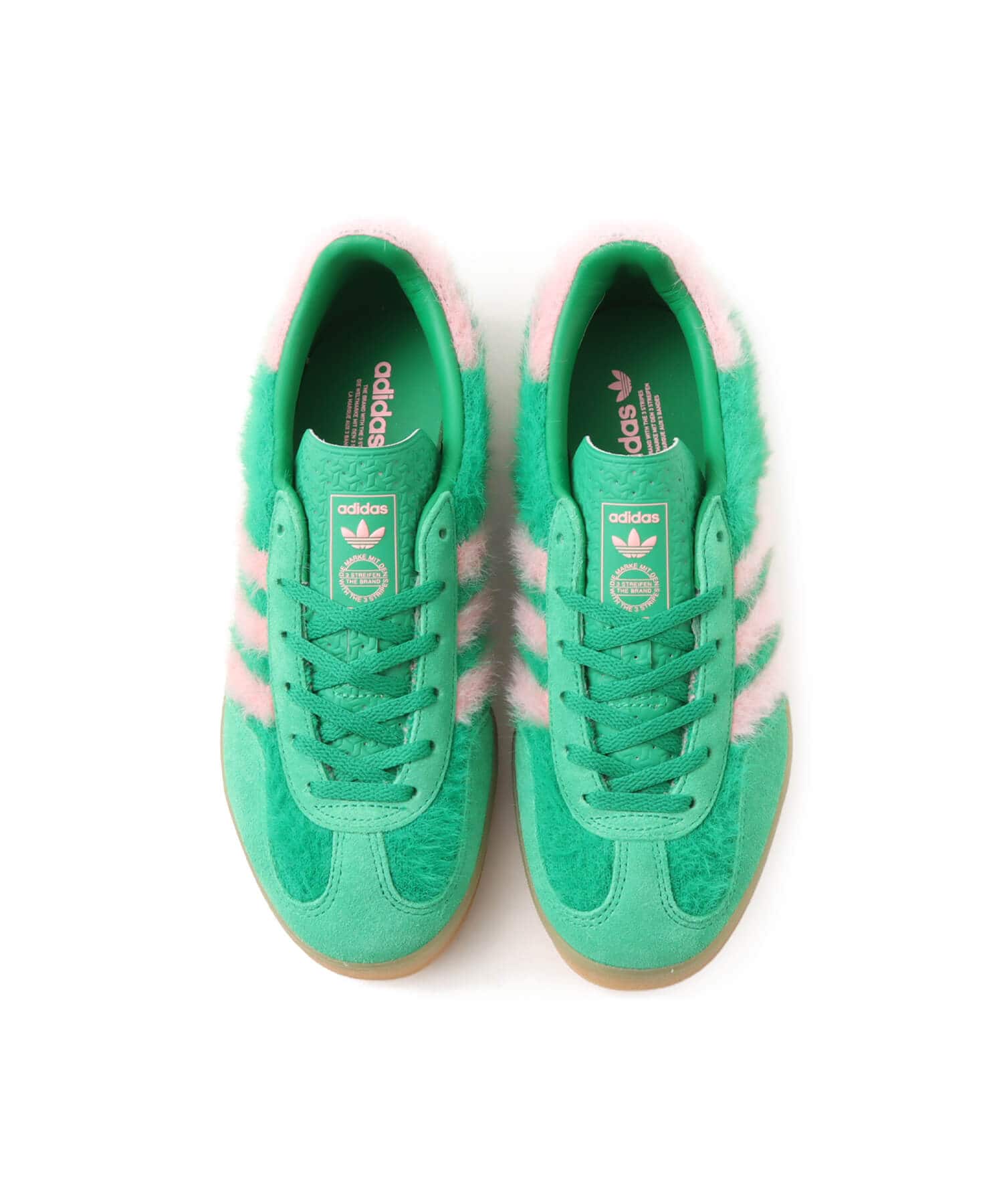adidas GAZELLE INDOOR W GREEN/GLOPNK/GUM3の画像