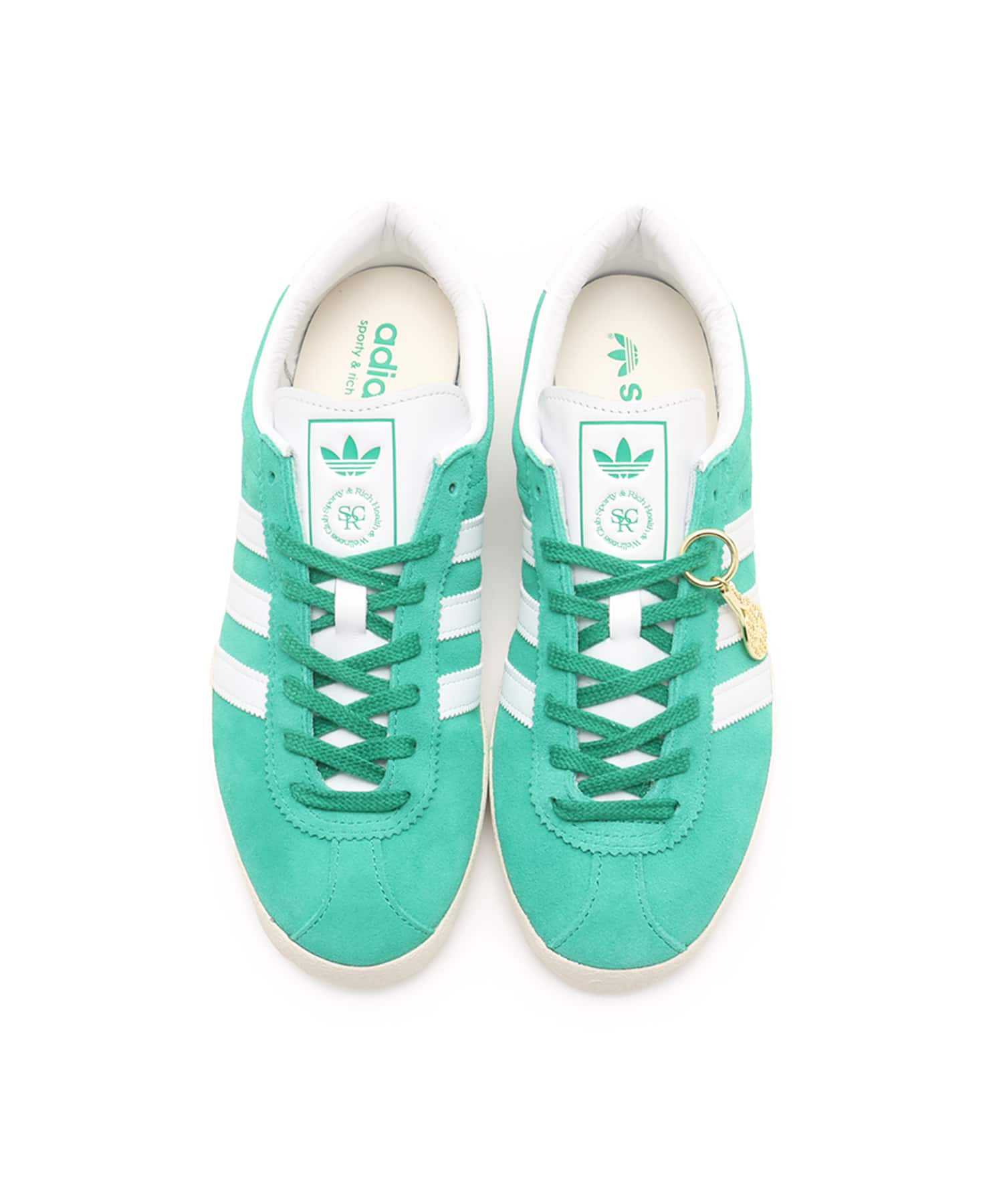 adidas SPORTY & RICH BLANC COURT GREEN/FOOT WEAR WHITE/OFF WHITEの画像