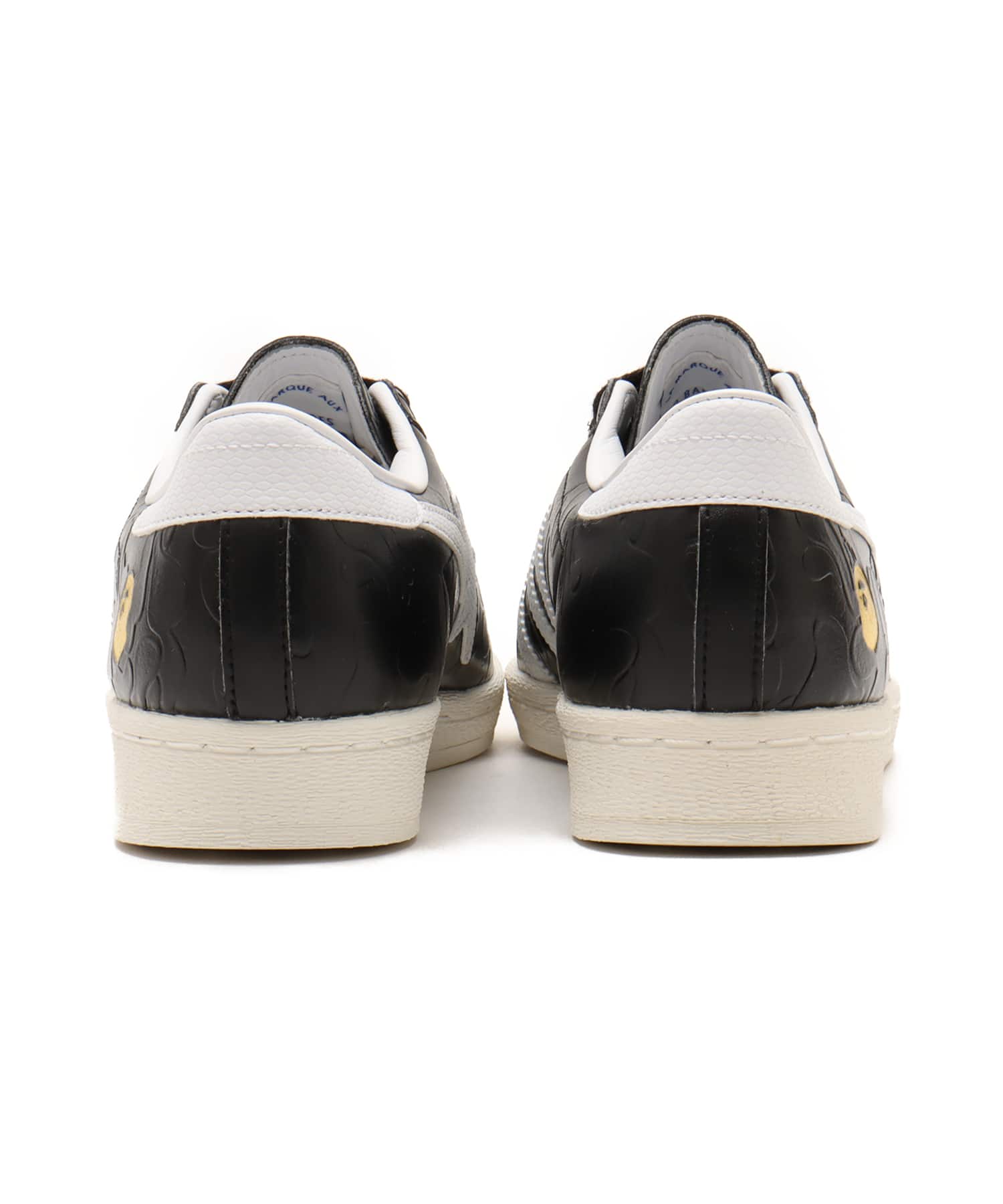 adidas SUPERSTAR VINTAGE BAPE atmos CORE BLACK/FOOT WEAR WHITE/OFF WHITEの画像