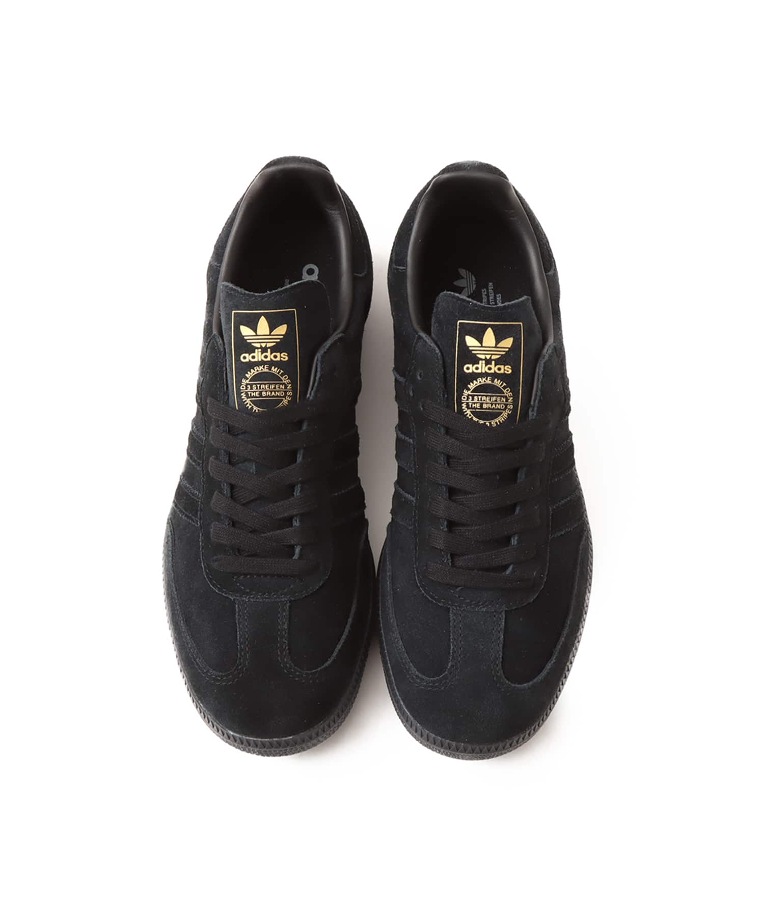adidas SAMBA OG CBLACK/GRETHR/GOLDMTの画像