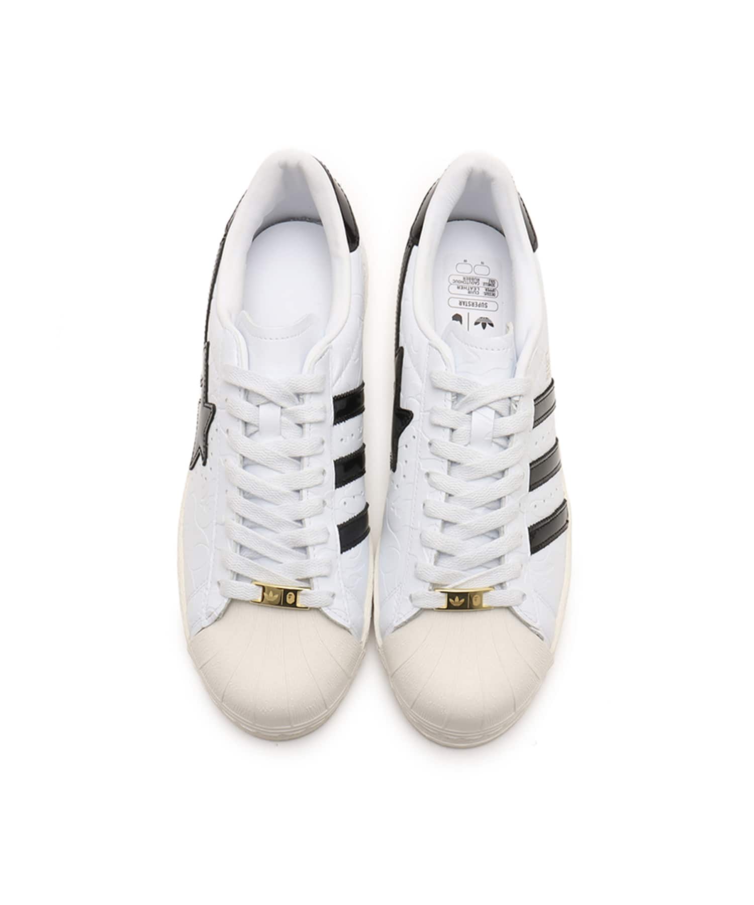 adidas SUPERSTAR V BAPE FOOT WEAR WHITE/CORE BLACK/OFF WHITEの画像