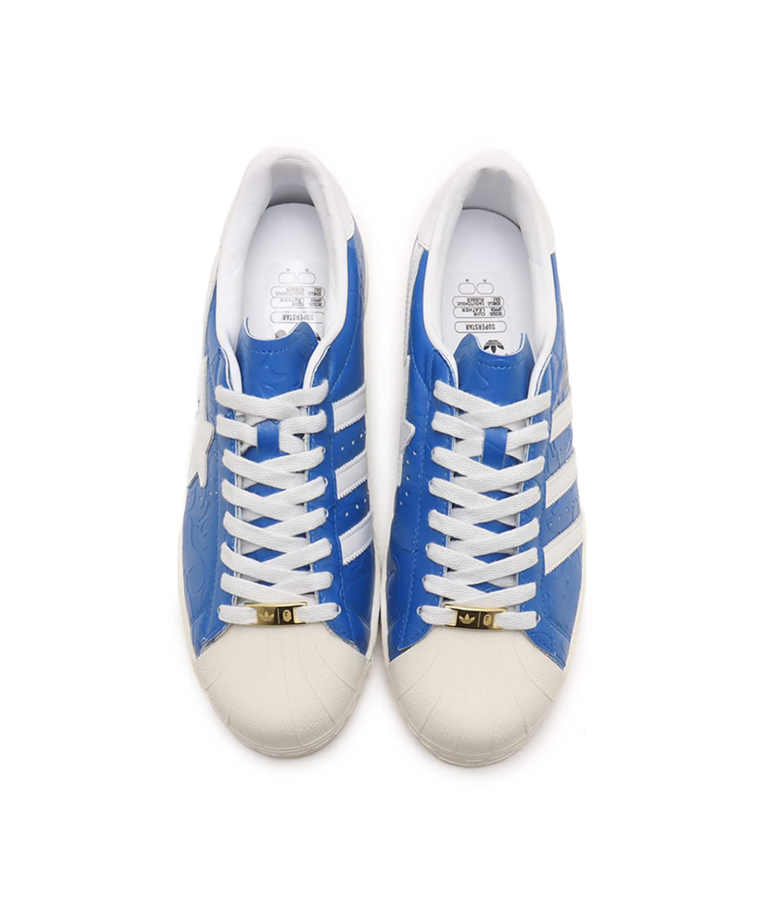 adidas SUPERSTAR V BAPE BLUE/FOOT WEAR WHITE/OFF WHITEの画像