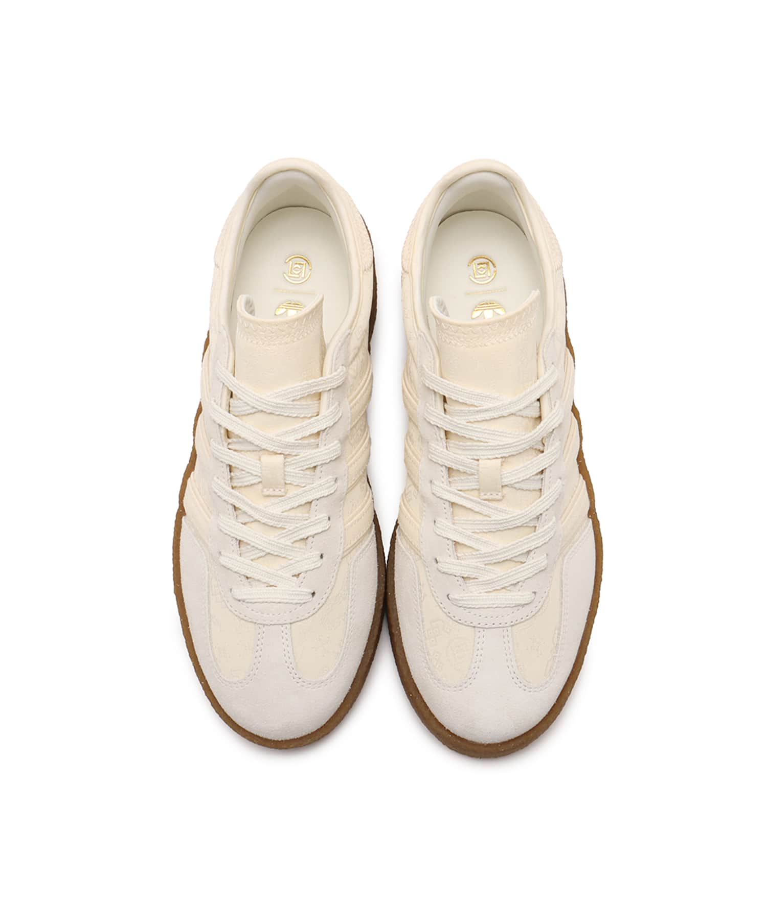 adidas CLOT GAZELLE S BY EDISON CHEN CREAM WHITE/CORE WHITE/GOLD METALLICの画像