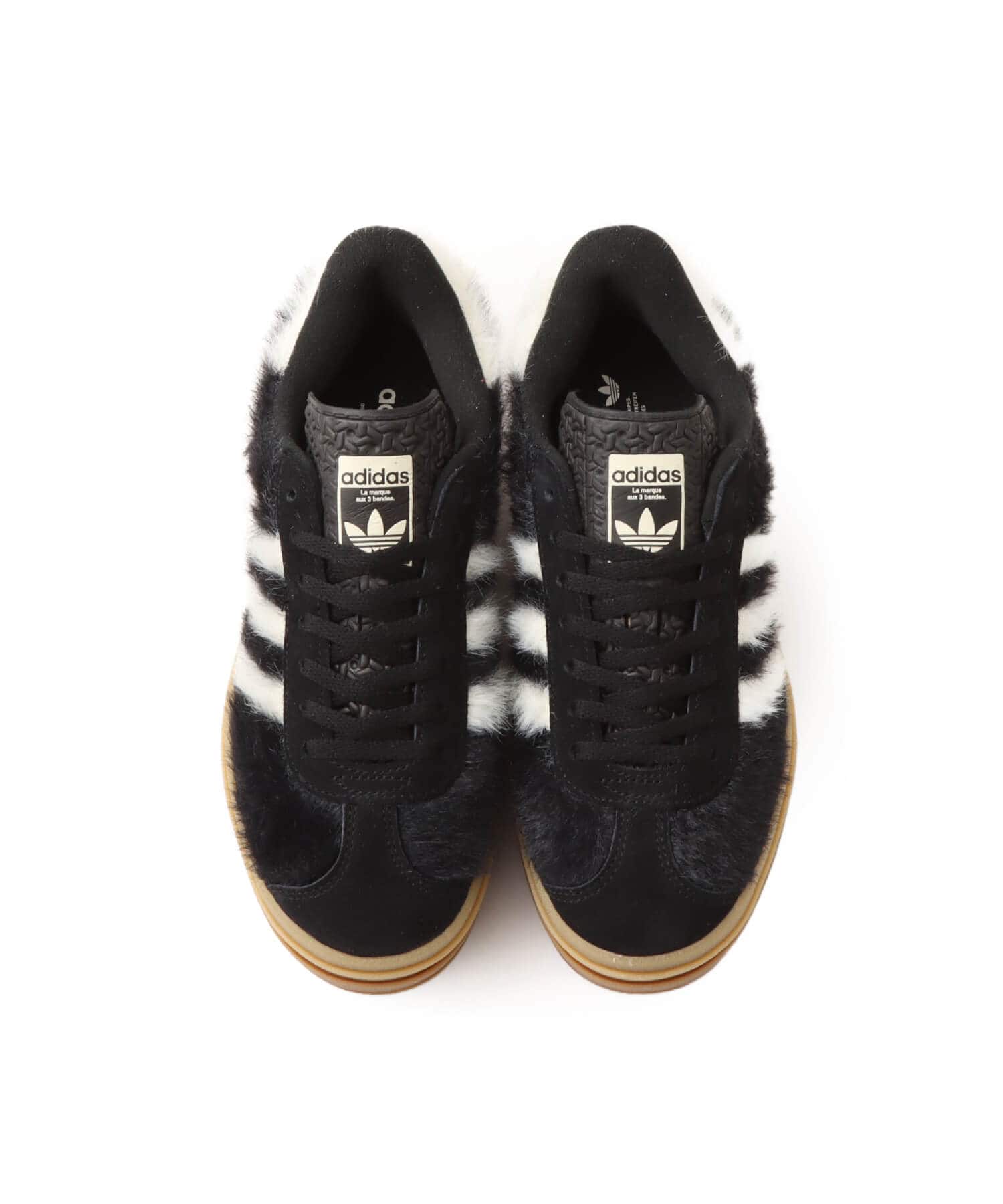 adidas GAZELLE BOLD W CBLACK/CREWHT/GOLDMTの画像