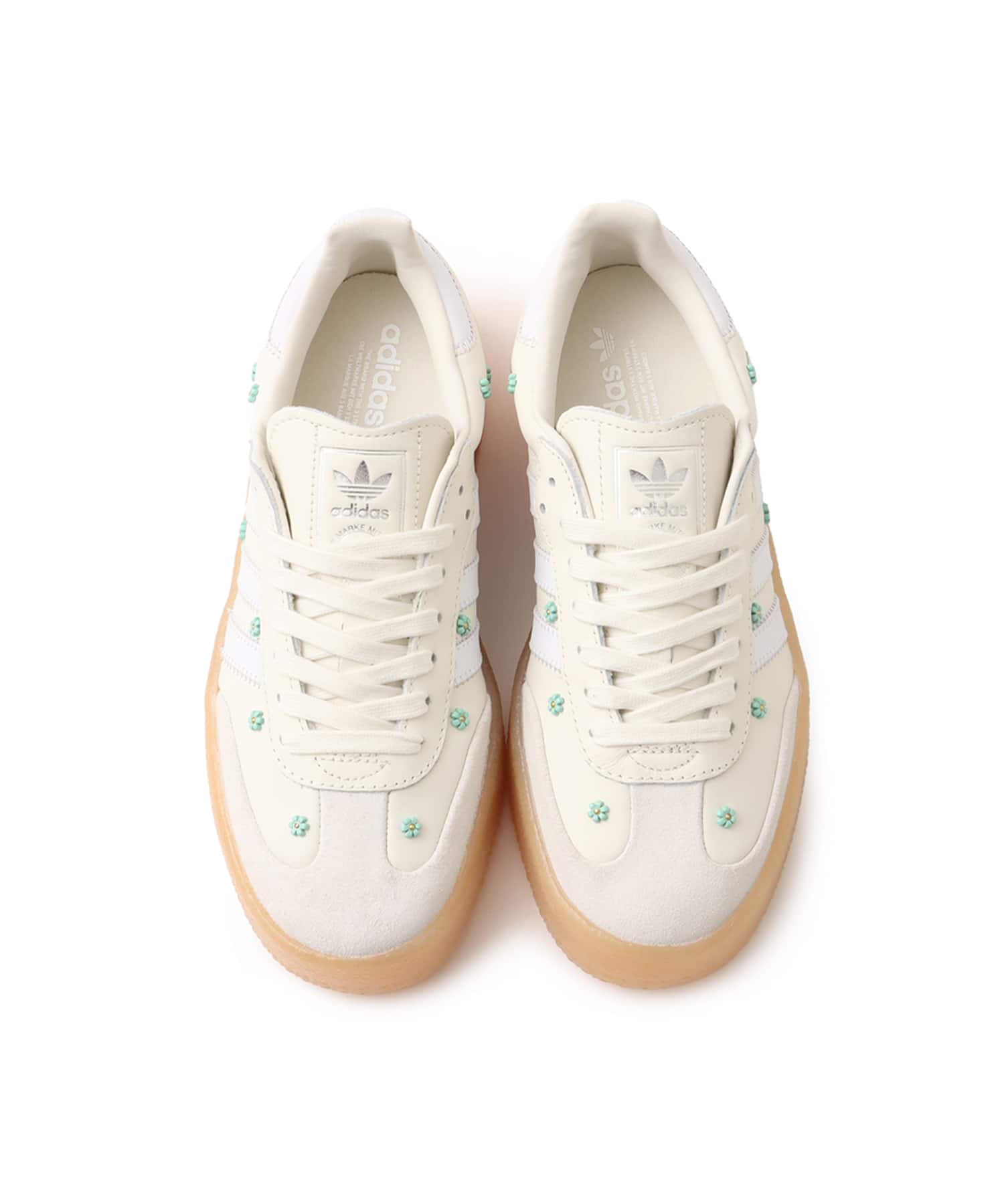adidas SAMBAE W OWHITE/FTWWHT/CLEMINの画像