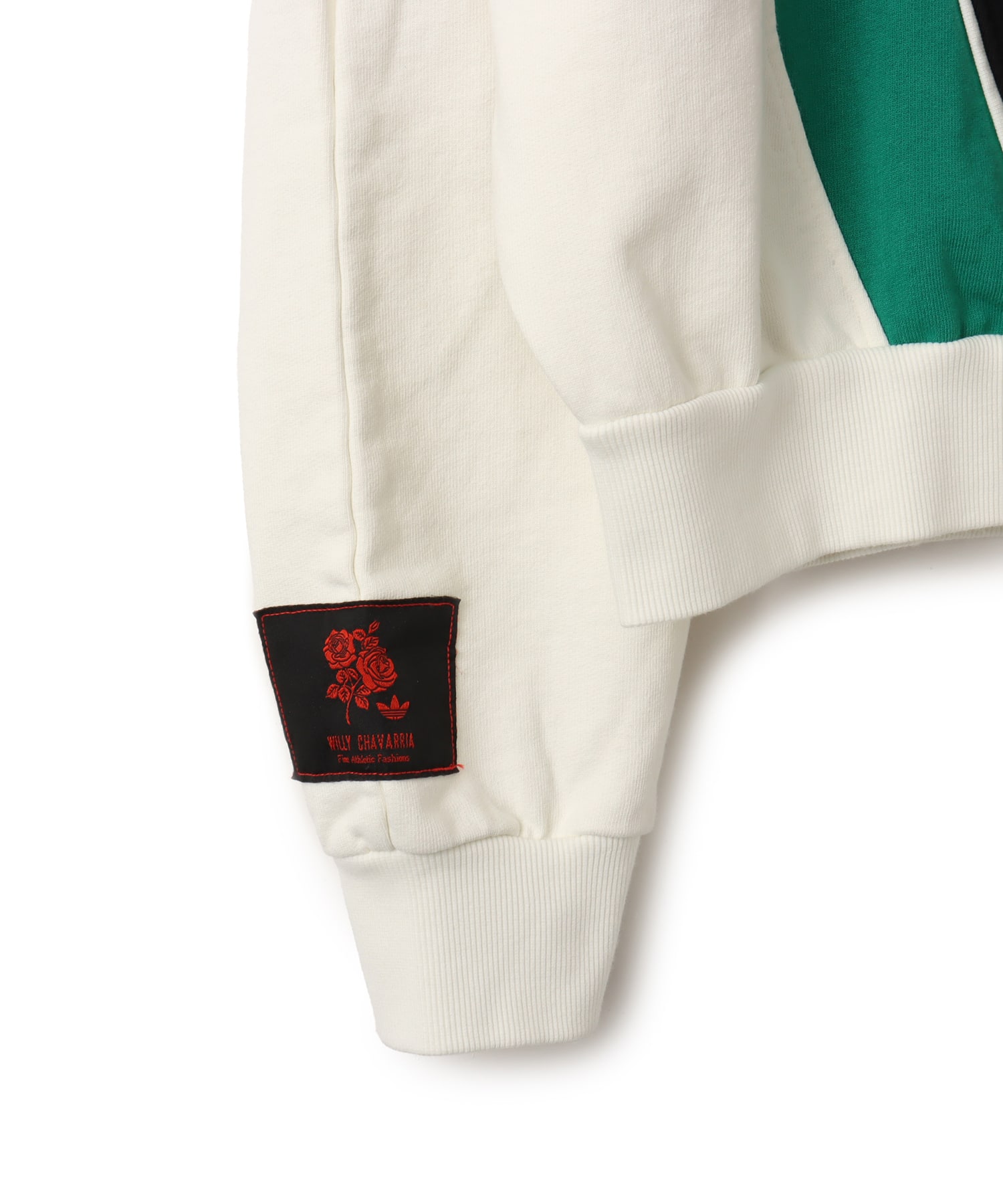 adidas WILLY CHAVARRIA FLEECE CREWNECK オフホワイトの画像