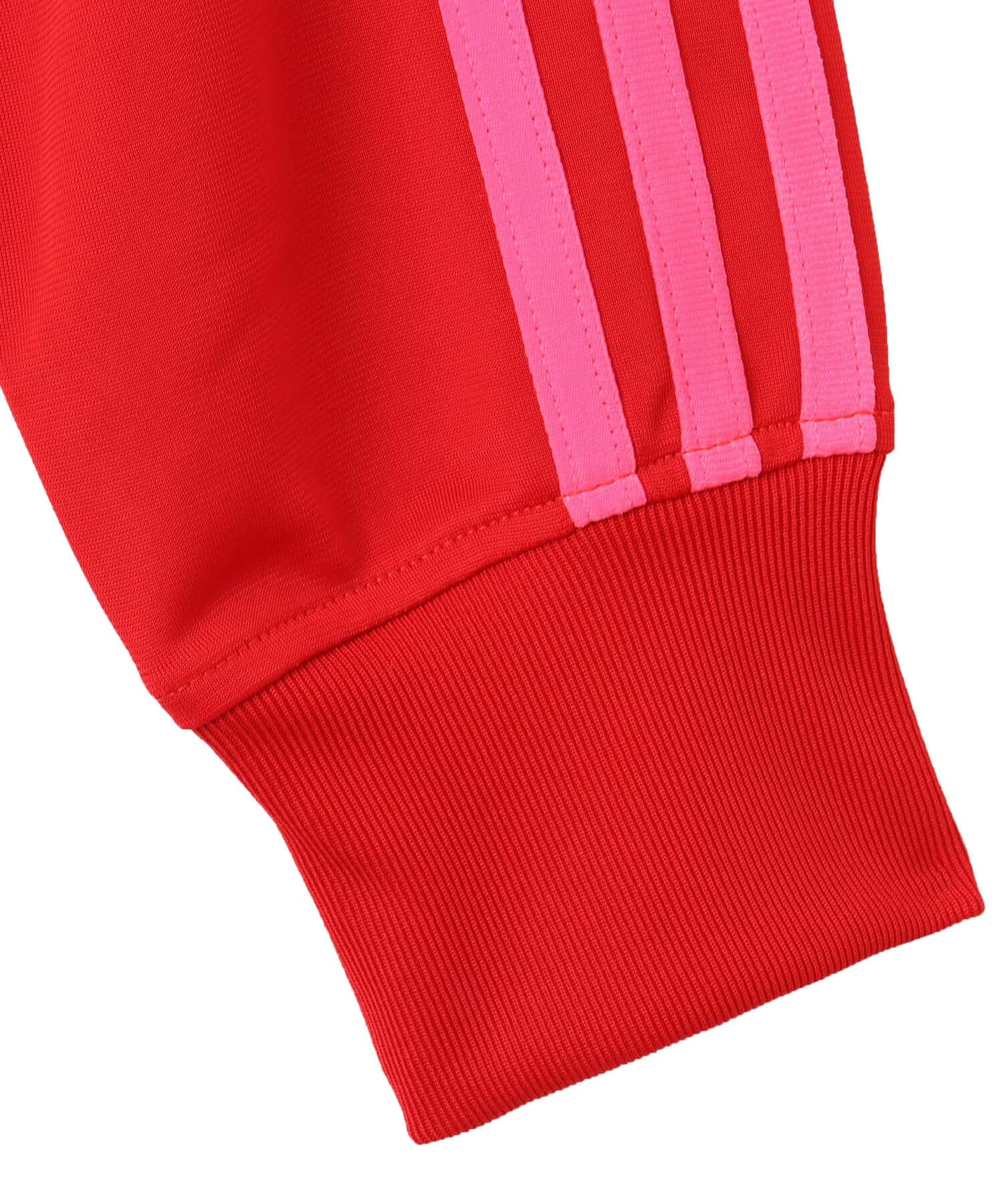 adidas ADICOLOR CLASSIC FIREBIRD LOOSE TRACK TOP ベタースカーレット/ルシッドピンクの画像