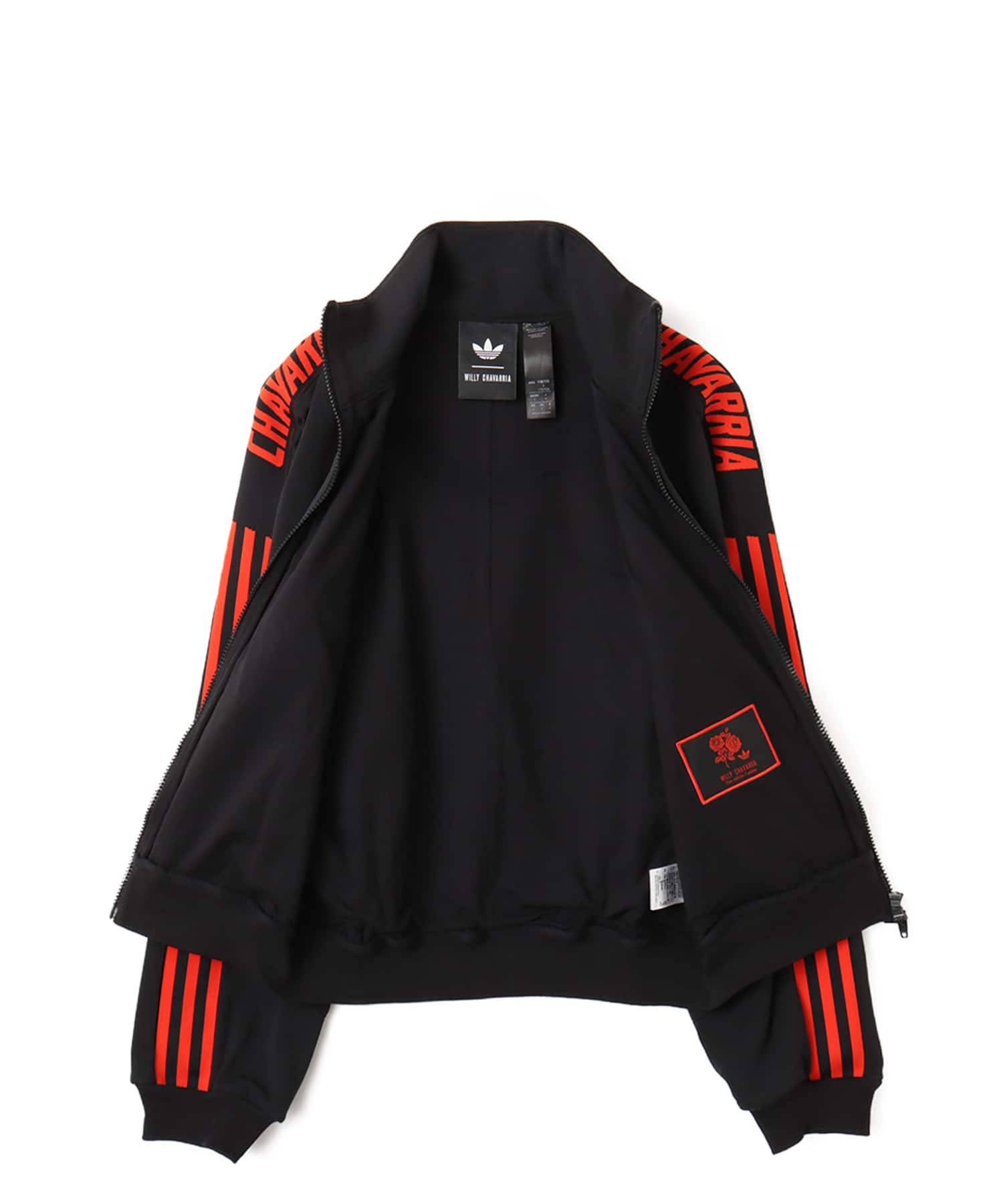 adidas WILLY CHAVARRIA KNIT TRACKTOP ブラックの画像