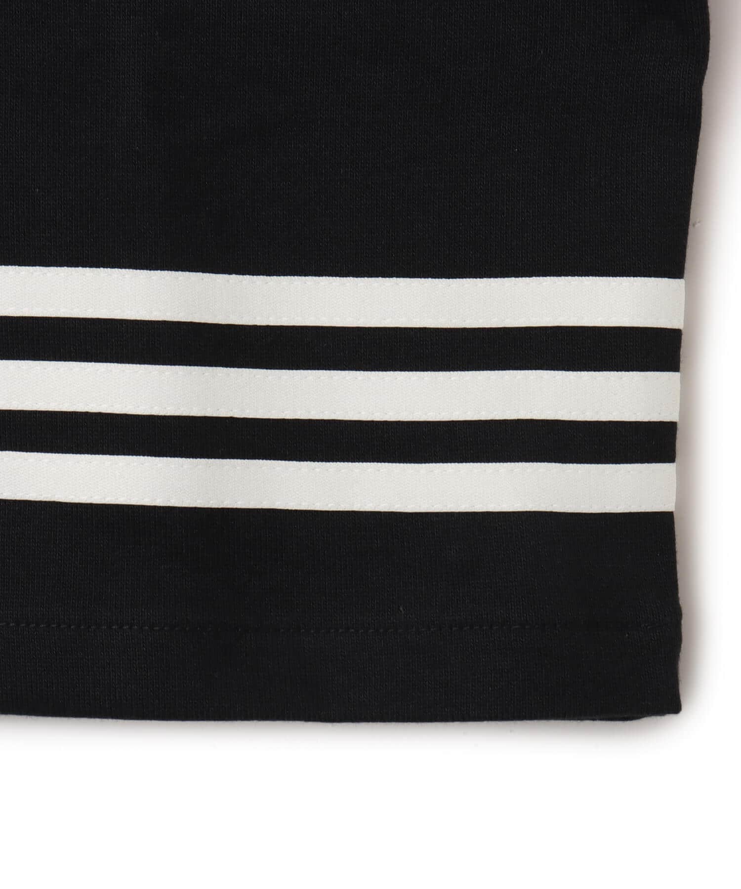 adidas BLOCKING CREWNECK SWEATSHIRT ブラック/オフホワイトの画像