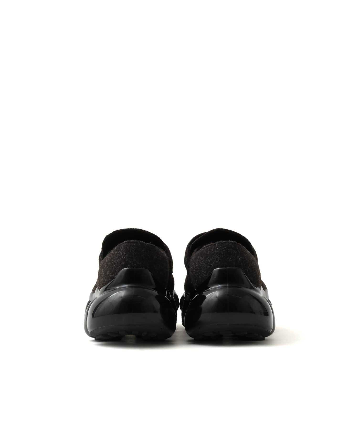 grounds JEWELRY FELT LOAFER BLACKの画像