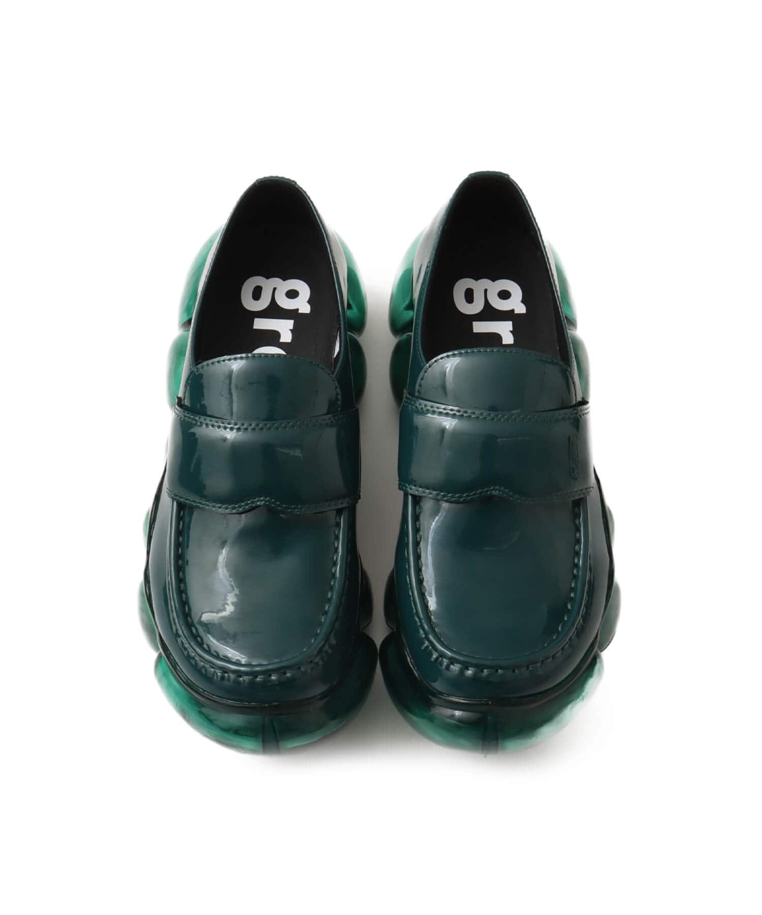 grounds JEWELRY LOAFER DARK GREENの画像