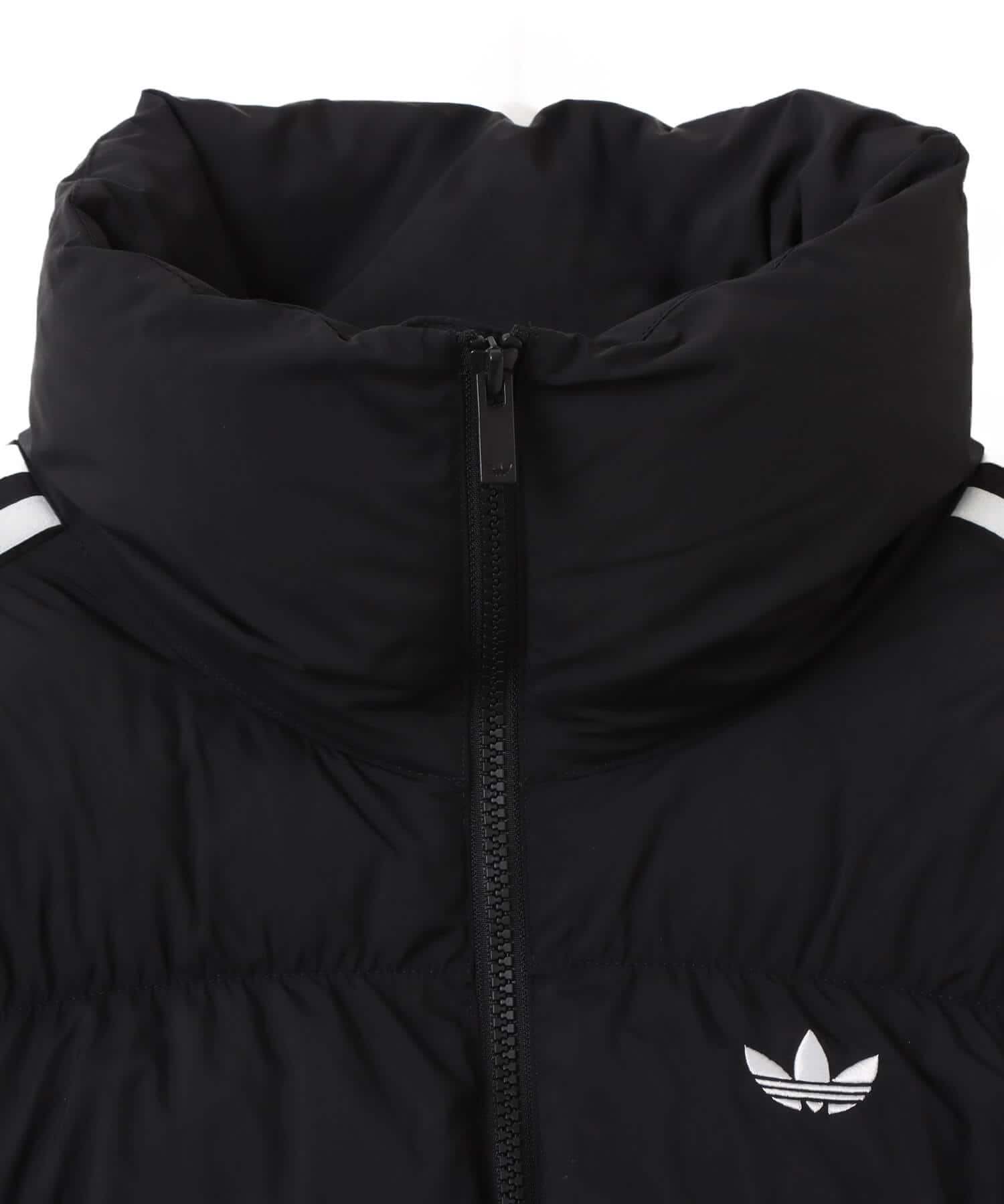 adidas ADICOLOR CROPPED SYNTHETIC DOWN PUFFER ブラックの画像