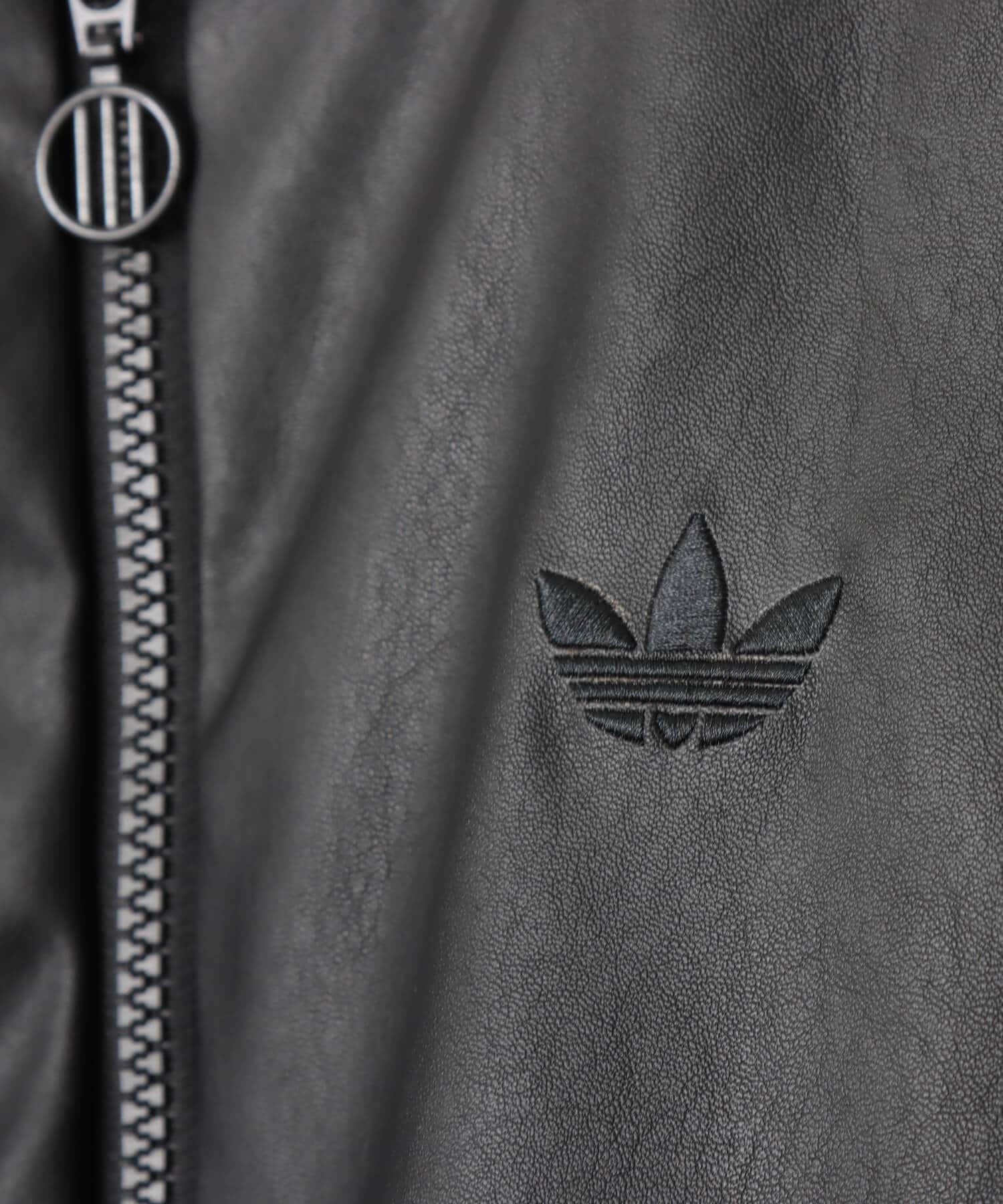 adidas PLEATHER BOMBER ブラックの画像