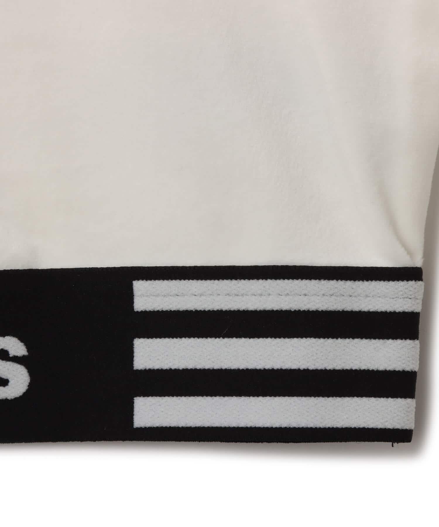 adidas WINTERIZED LS CROP TEE オフホワイトの画像